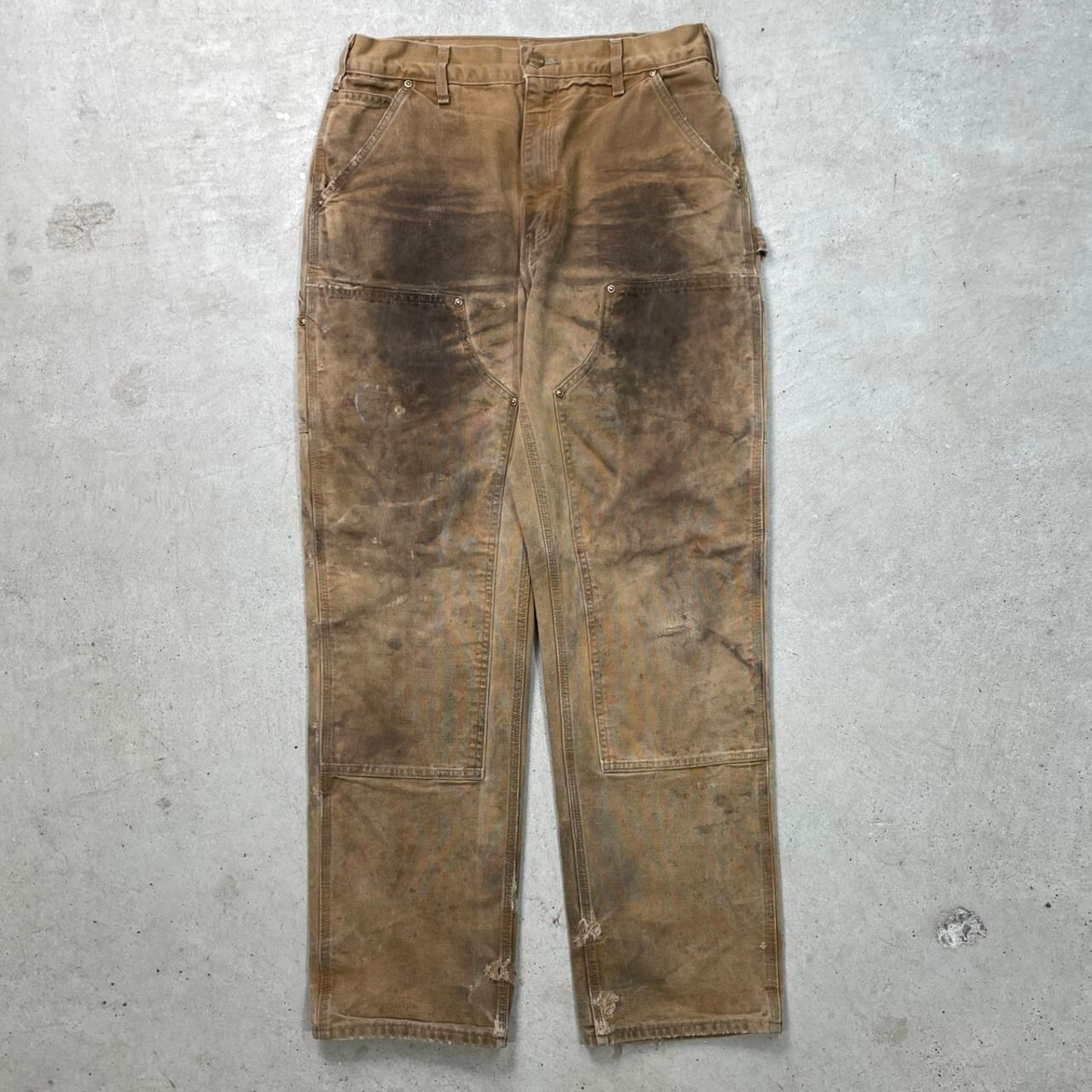 USA製 Carhartt カーハート ダブルニー ダック ペインターパンツ 