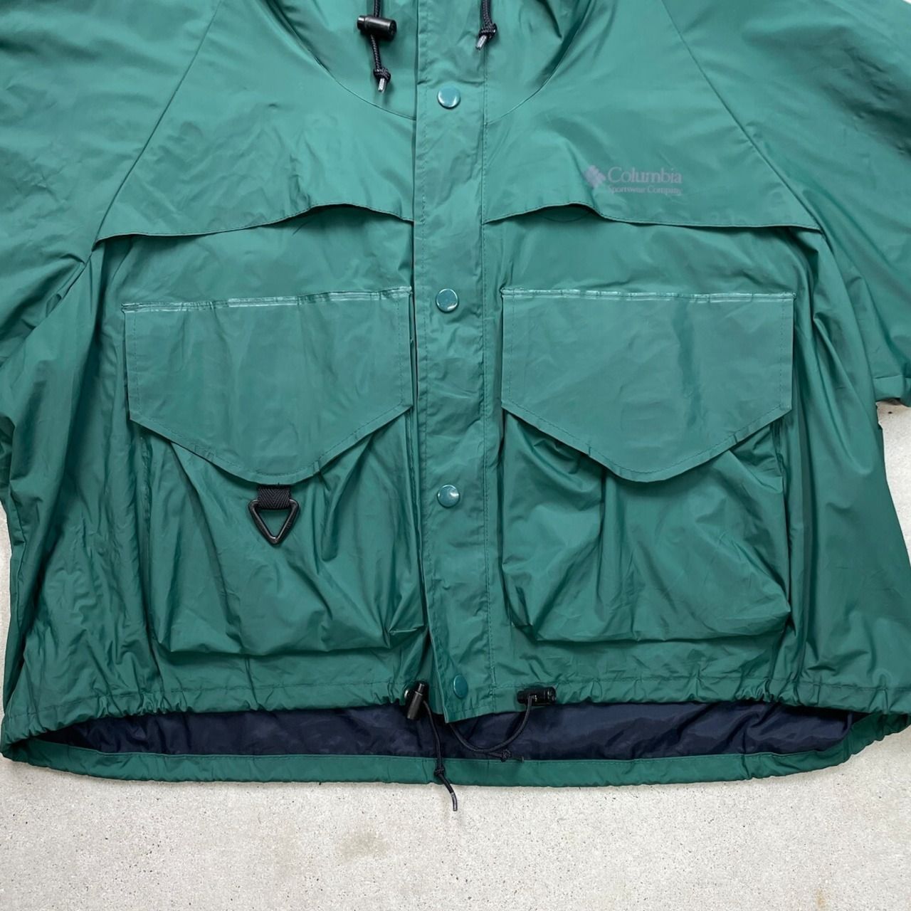 90年代 Columbia コロンビア PFG フィッシングジャケット 短丈 メンズL
