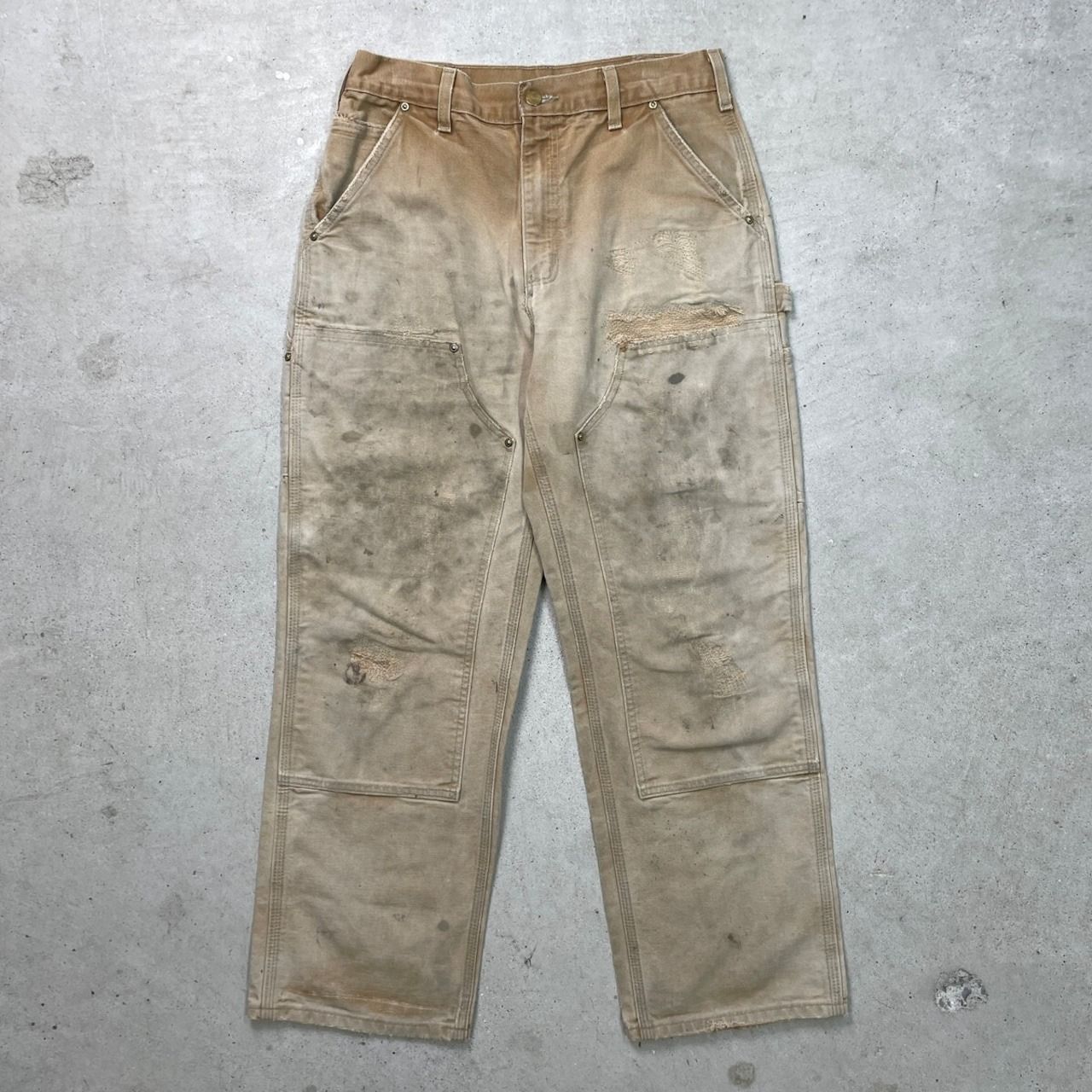 USA製 Carhartt カーハート ダブルニー ダック ペインターパンツ USA製 Carhartt カーハート ダブルニー ダック ペインターパンツ