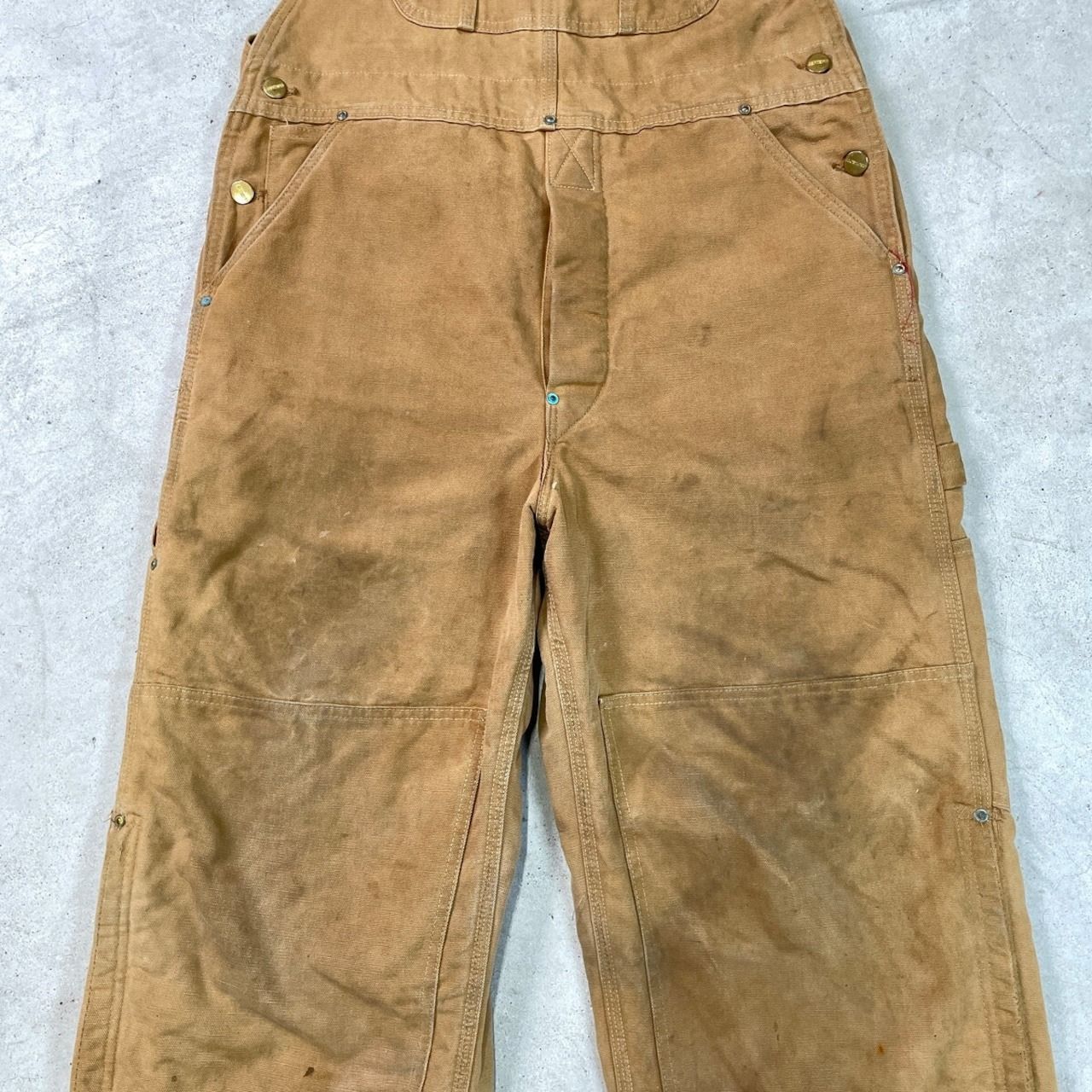 80年代 USA製 Carhartt カーハート ダック地 ダブルニー 
