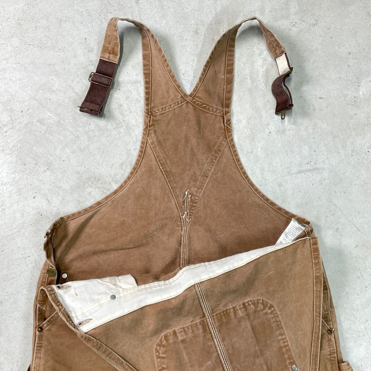 00年代 Carhartt カーハート ダック地 ダブルニー オーバーオール