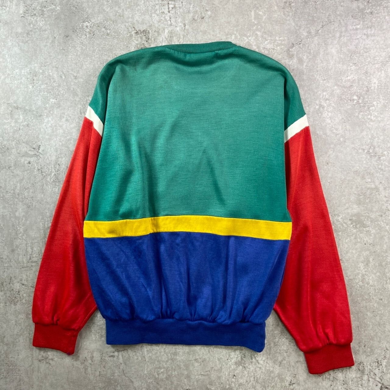 80年代 フランス製 adidas アディダス ワンポイントロゴ スウェット 