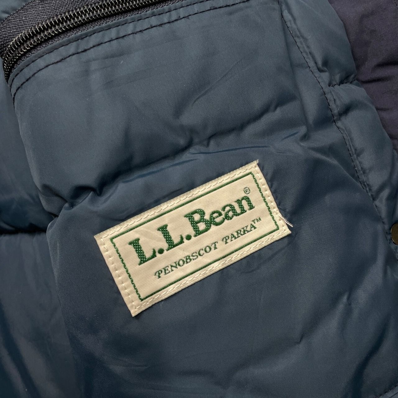 80年代 USA製 L.L.Bean エルエルビーン カタディンロゴ グースダウン 