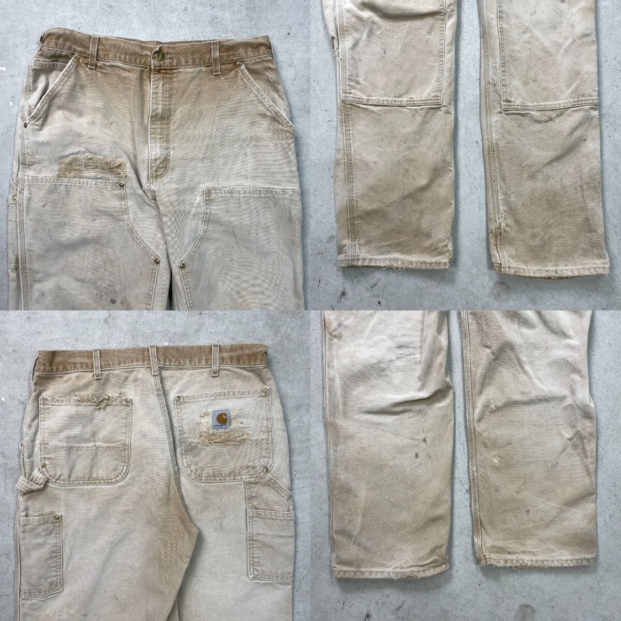 00年代 USA製 Carhartt カーハート ダブルニー ダック ペインター 