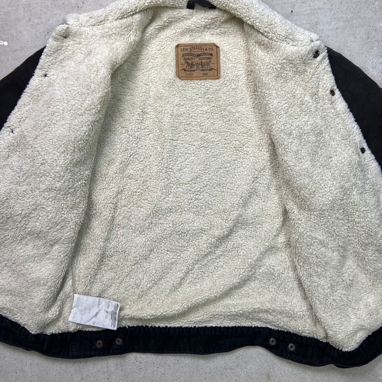90年代 Levi's ユーロリーバイス 71500 コーデュロイボアジャケット