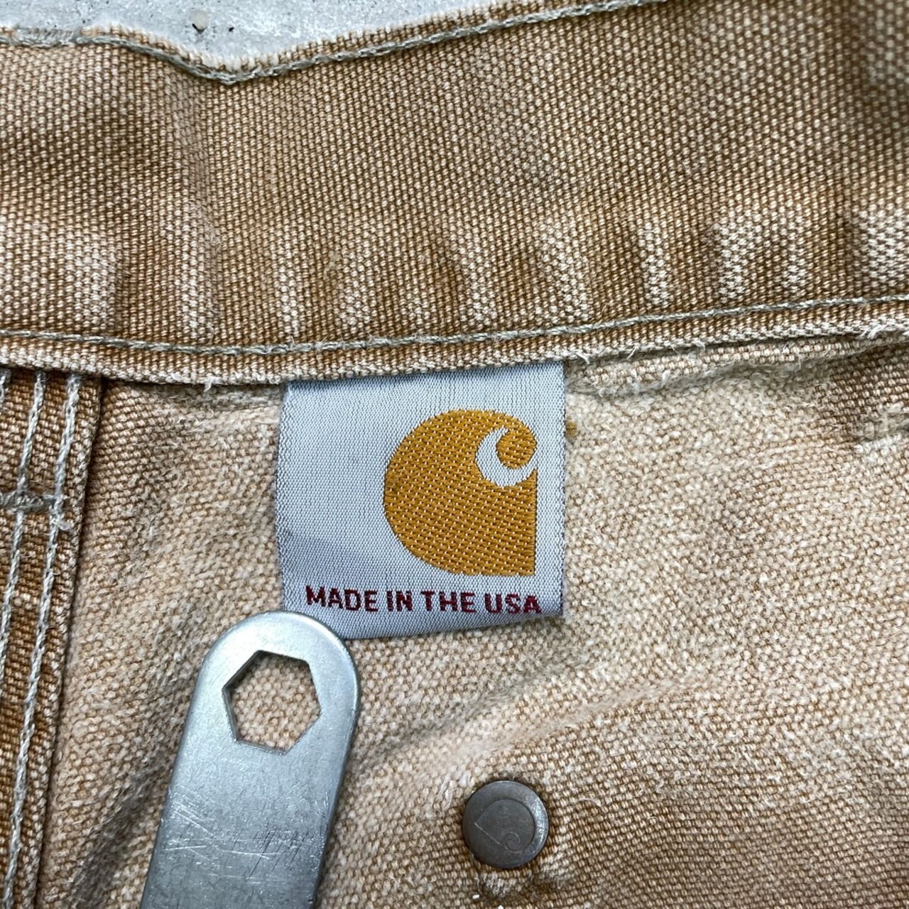 00年代 USA製 Carhartt カーハート ダブルニー ダック ペインター 