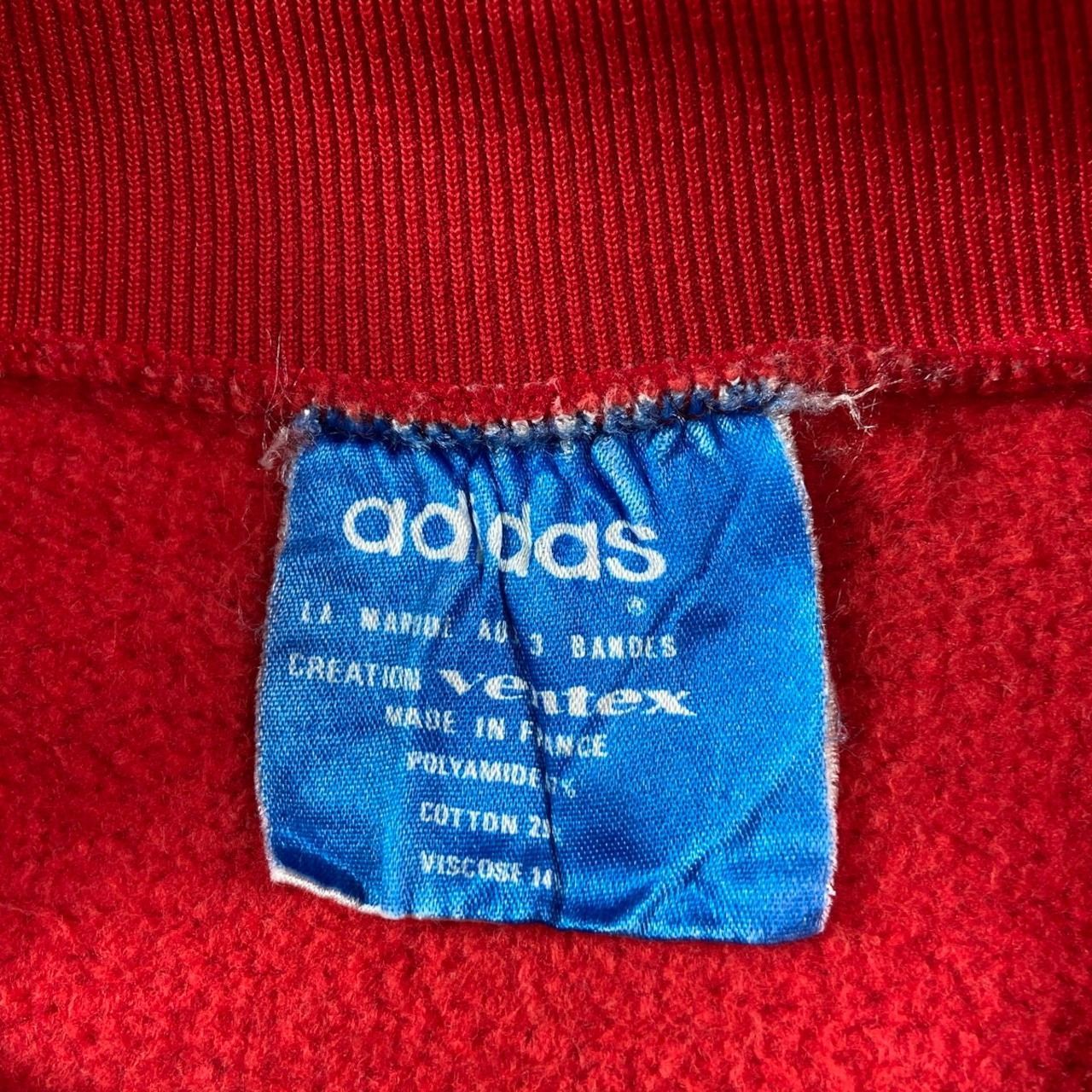 70年代 フランス製 VENTEX社製 adidas アディダス トレフォイルロゴ 