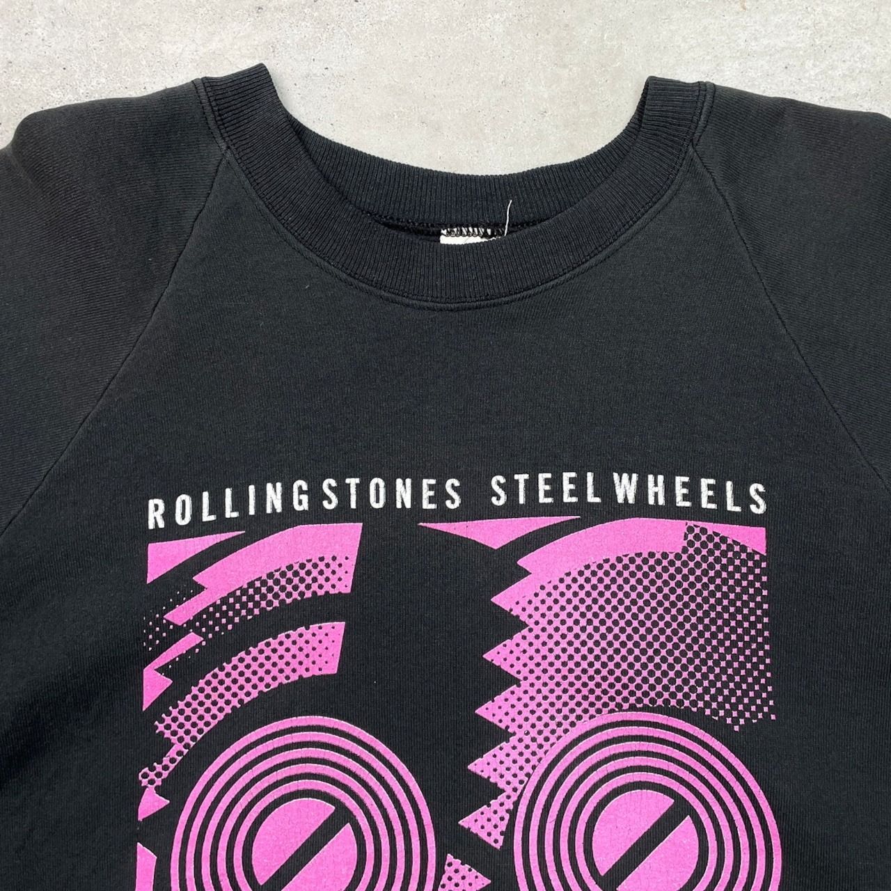 80年代 USA製 ROLLING STONES STEEL WHEELS ローリングストーンズ 