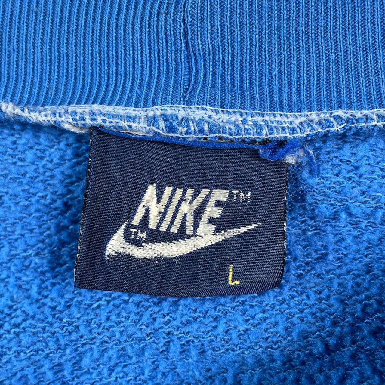 80年代 紺タグ NIKE ナイキ スウェットシャツ メンズL 古着 80S