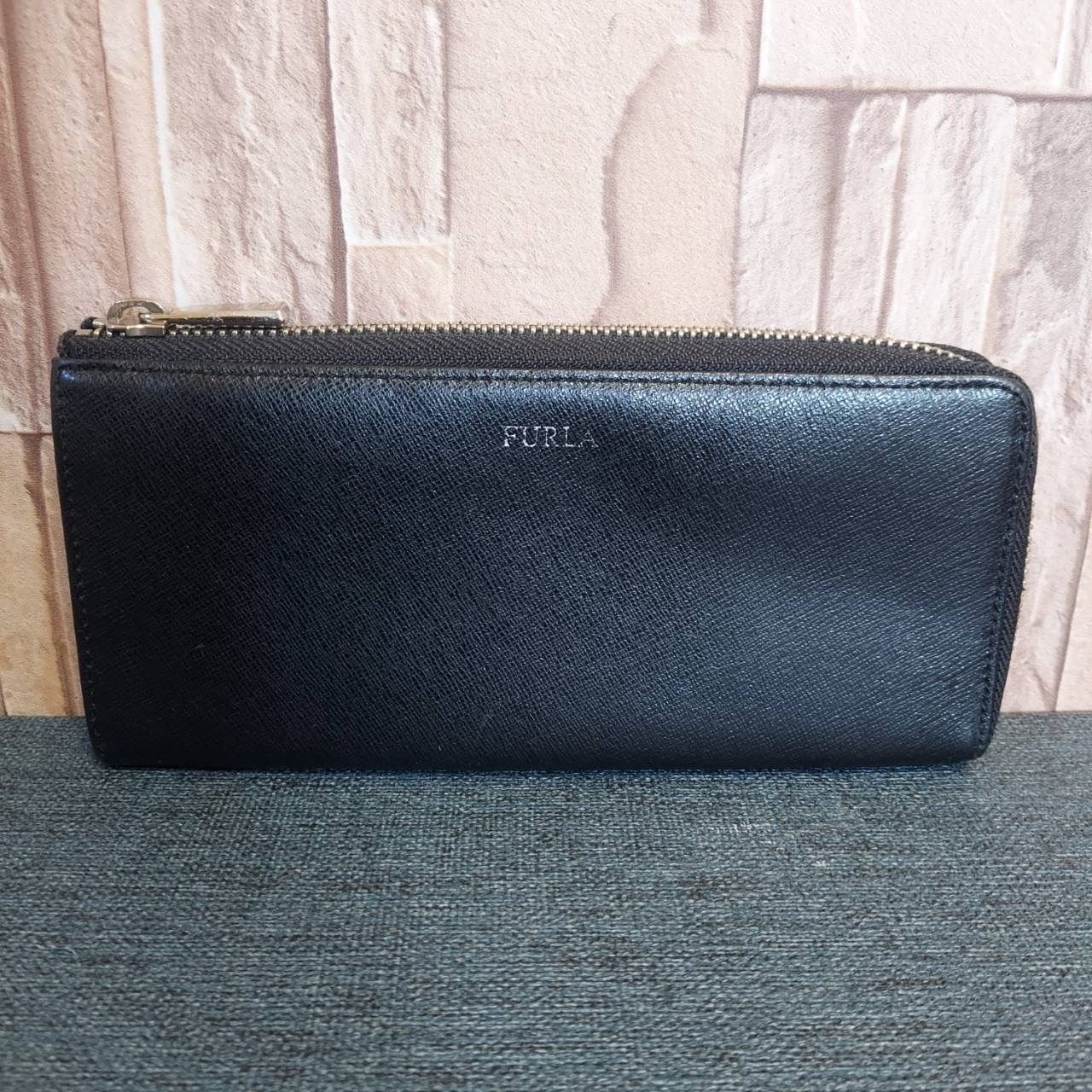 新品箱付★FURLAフルラ ブラックレザー 長財布 FURLA フルラ 長財布 ロングウォレット ブラックレザー 黒革 大容量
