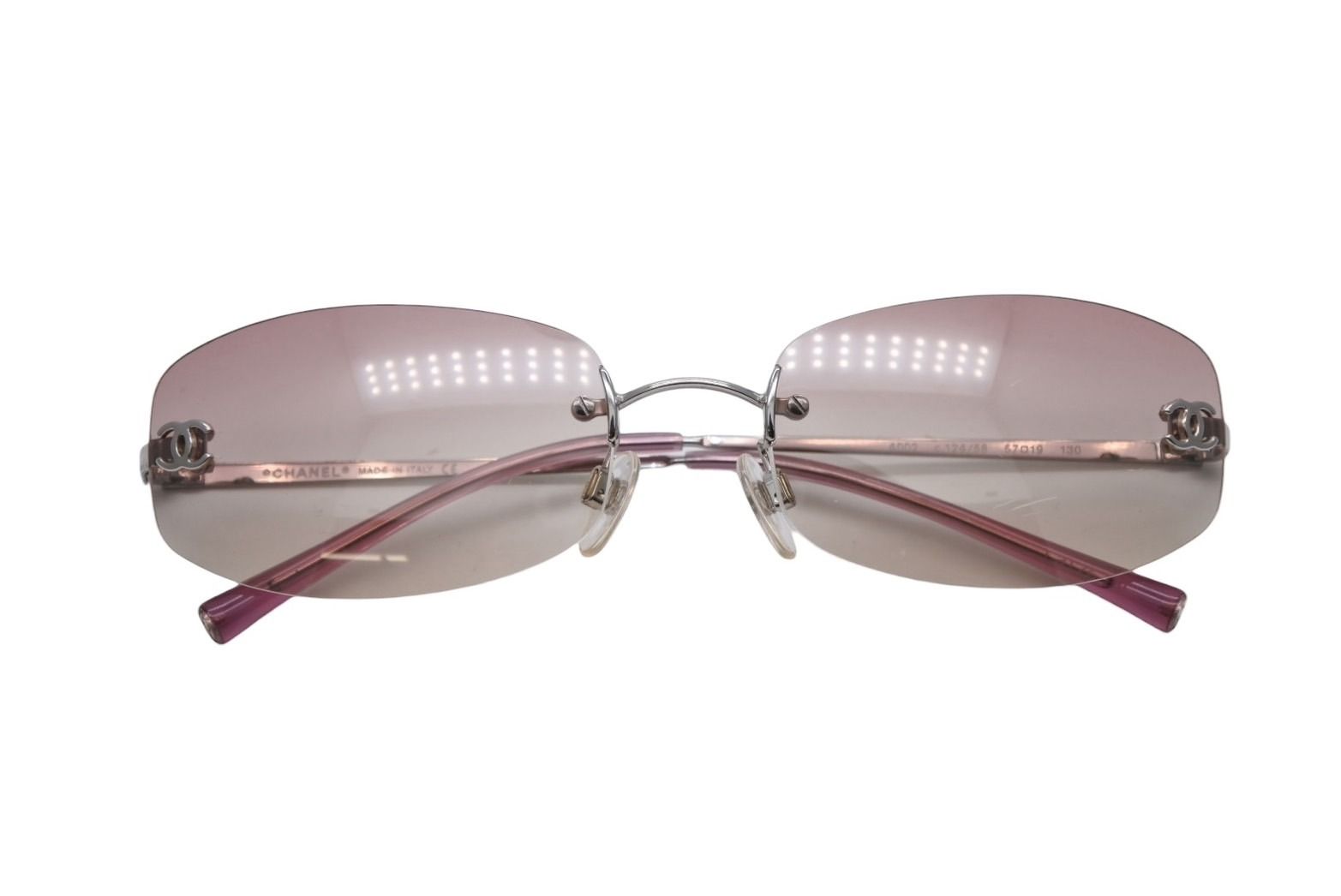 CHANEL シャネル リムレス サングラス 4002 c.124/58 サイズ57□19 130