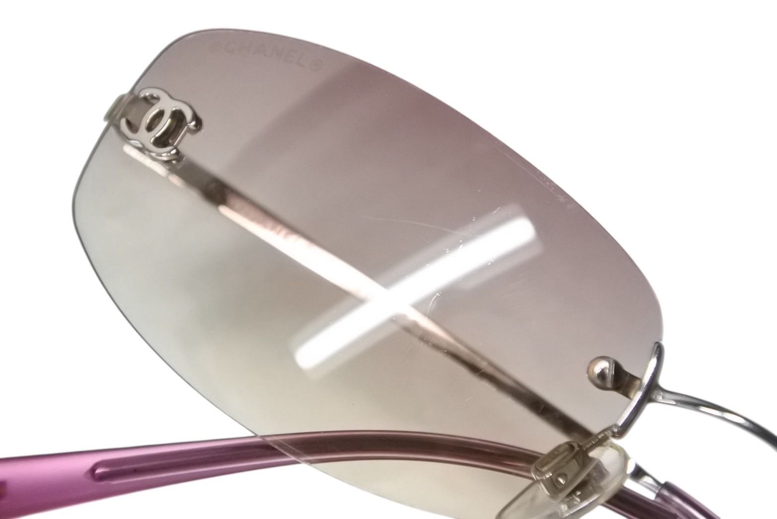 CHANEL シャネル リムレス サングラス 4002 c.124/58 サイズ57□19 130