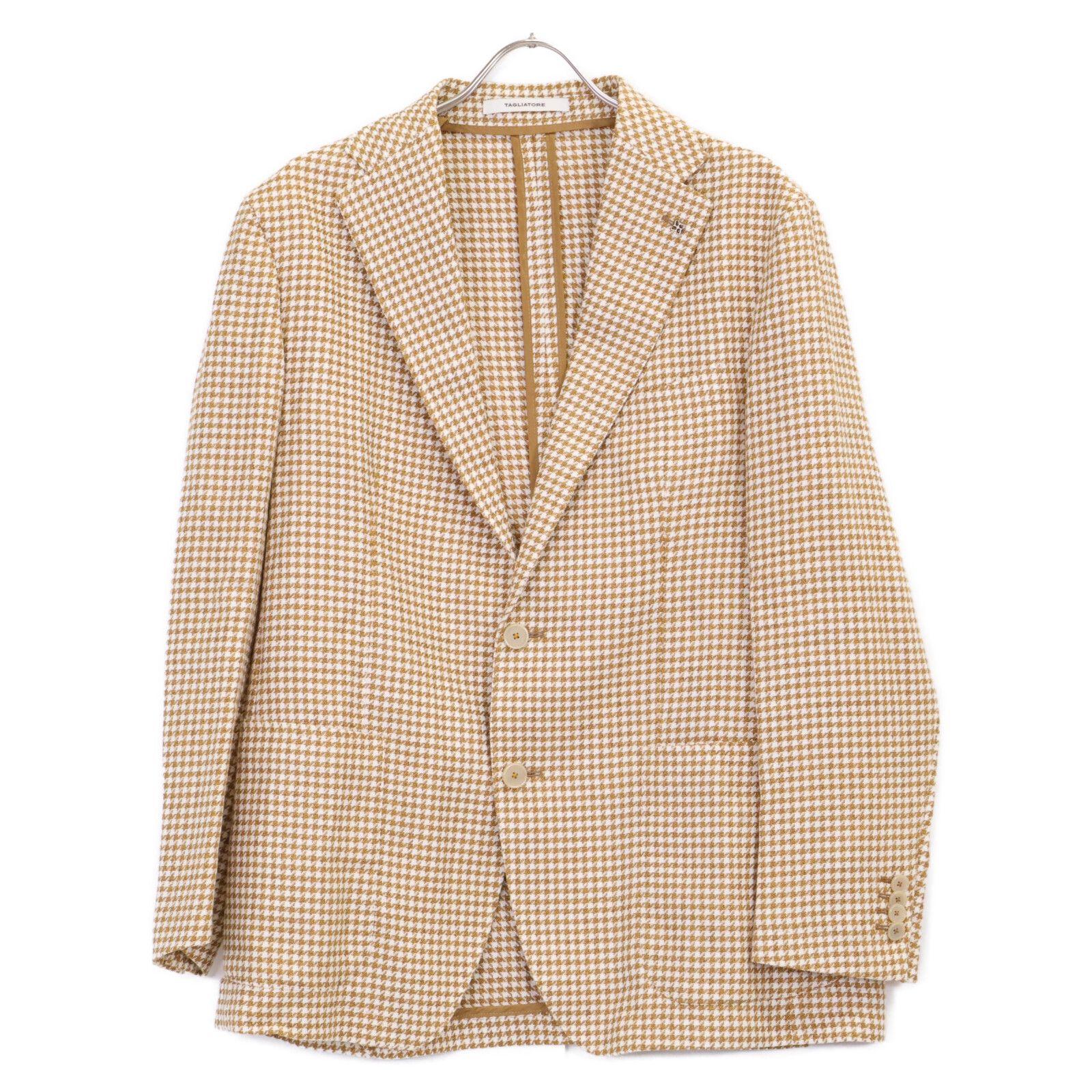TAGLIATORE タリアトーレ コットンリネンジャケット ベージュイタリア製 TAGLIATORE タリアトーレ G-DAKAR22K 340161 ﾘﾈﾝｺｯﾄﾝｼﾞｬｹｯﾄ 52 - メルカリ