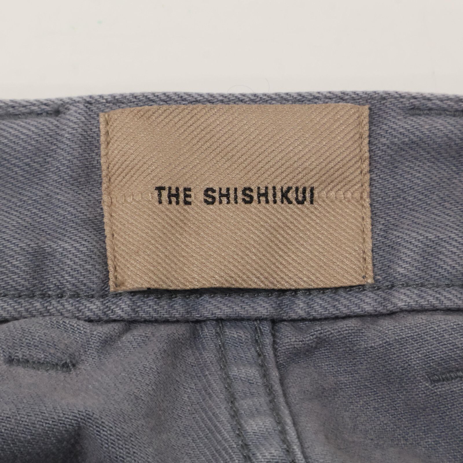 THE SHISHIKUI シシクイ ﾌｪｲﾄﾞﾌﾞﾙｰ ｺｯﾄﾝ100 ﾍﾟｲﾝﾀｰﾊﾟﾝﾂ 34 - メルカリ