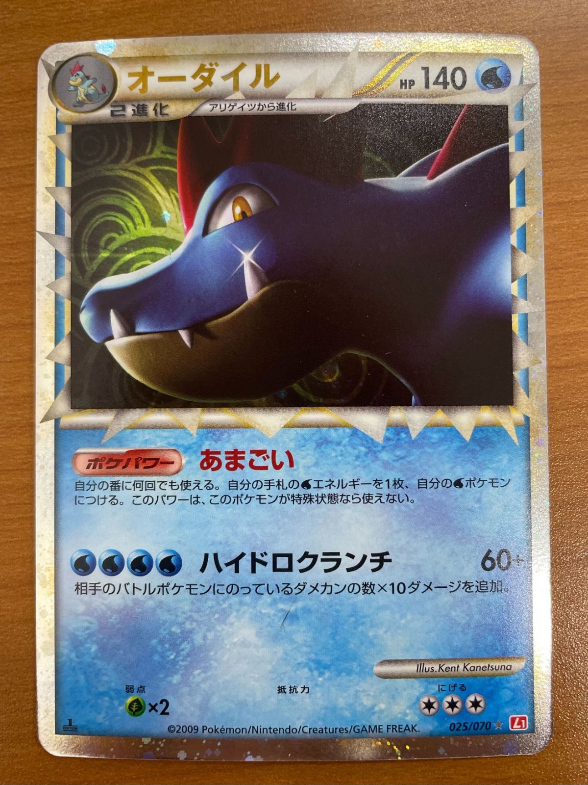 PSA10 オーダイル 025/070 グレート ホロ ポケモンカード ホロ