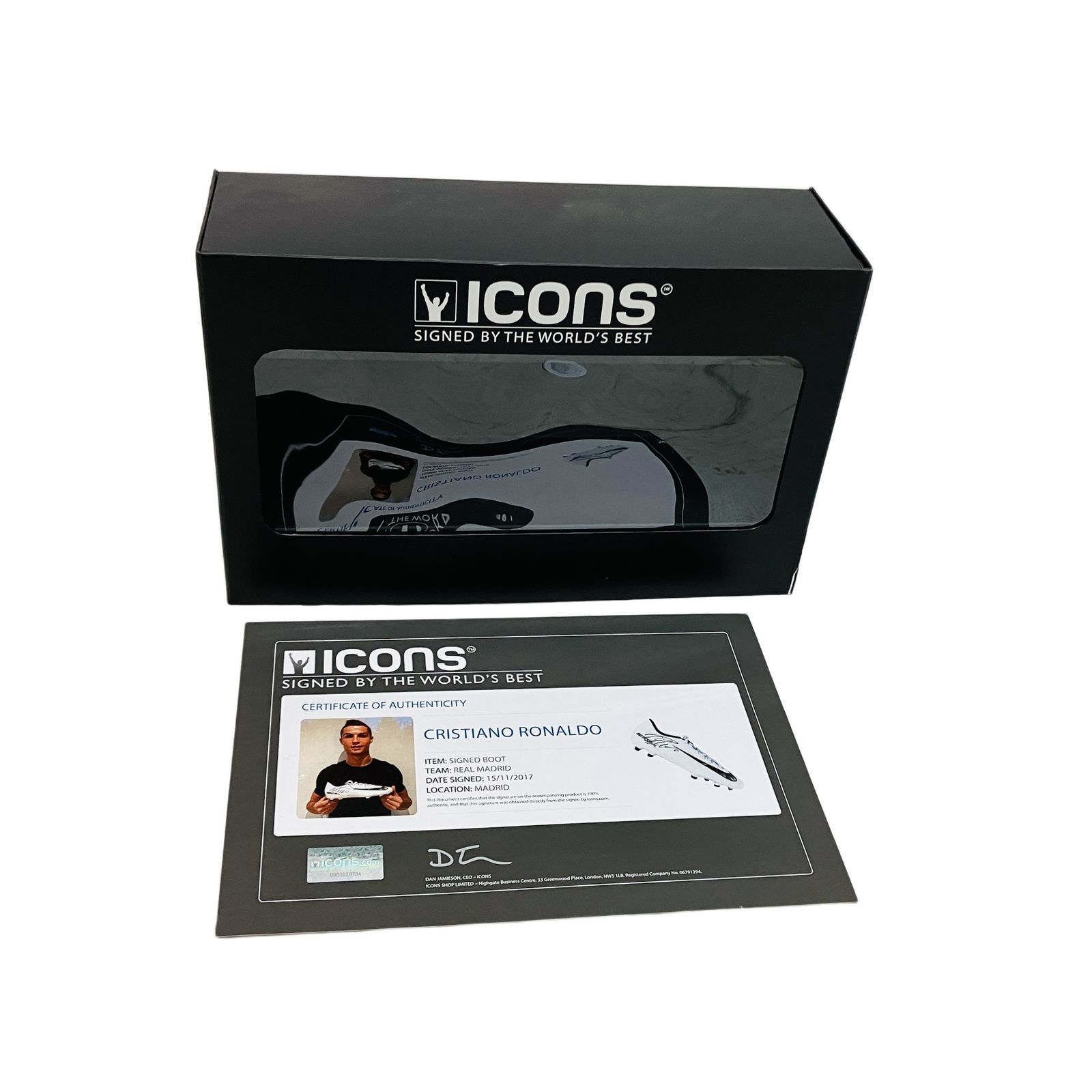 ICONS SIGNED BOOT クリスティアーノ・ロナウド ポルトガル代表 サイン
