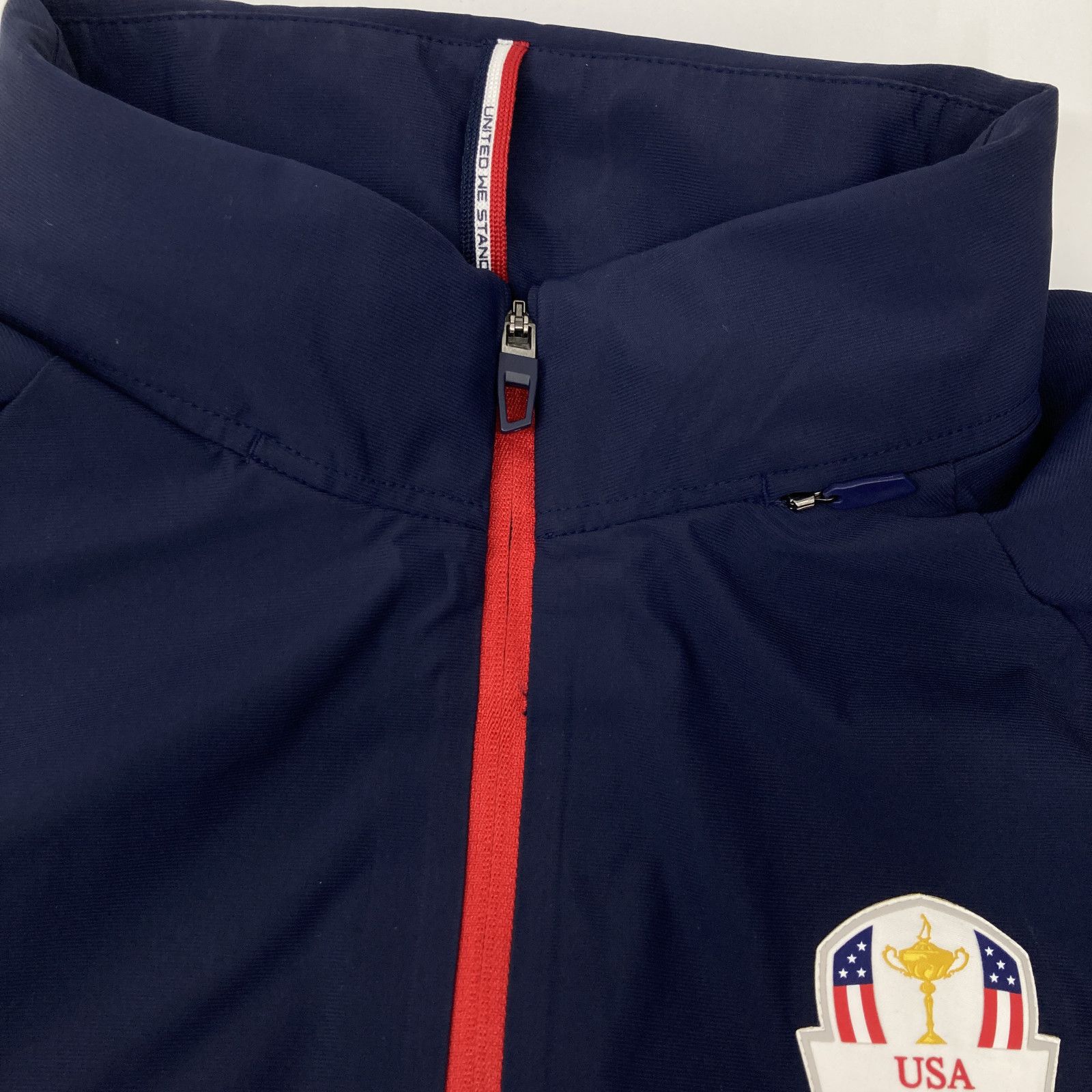 RLX ジップアップジャケット ネイビー Ralph Lauren RLX Navy Blue 1/4 Zip Performance Pullover Golf