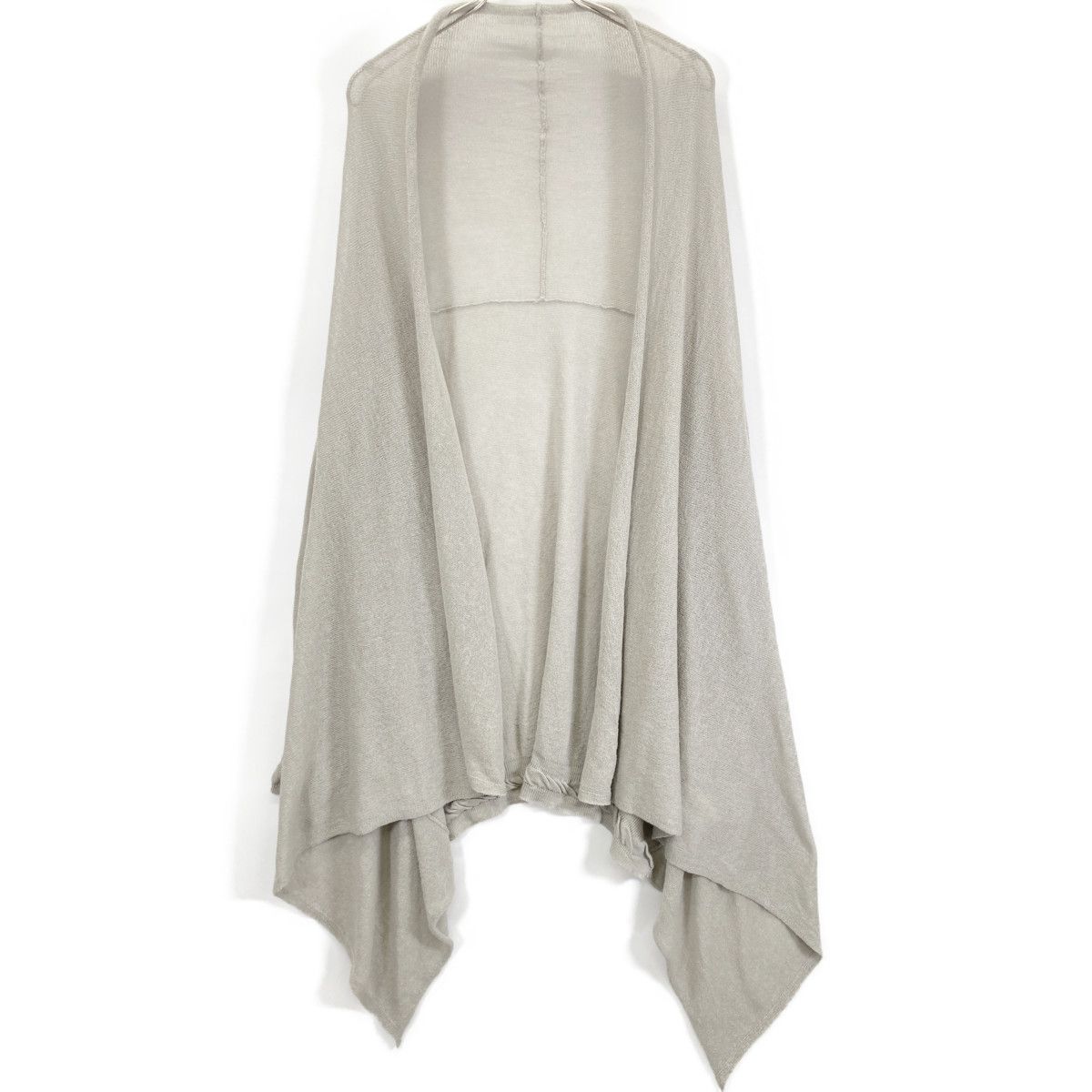 ヨウジヤマモト コットンリネンカーディガン アイボリー ベージュ 2*YC238 Yohji Yamamoto ヨウジヤマモト 【美品】FG-K30-089 コットン