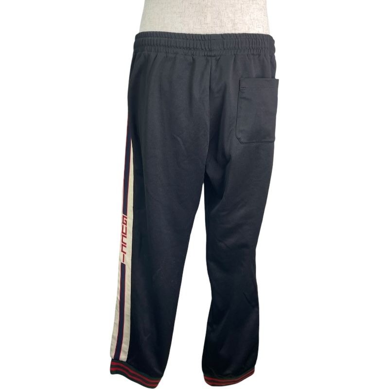 グッチ GUCCI テクニカルジャージトラックパンツ 474635 ブラック