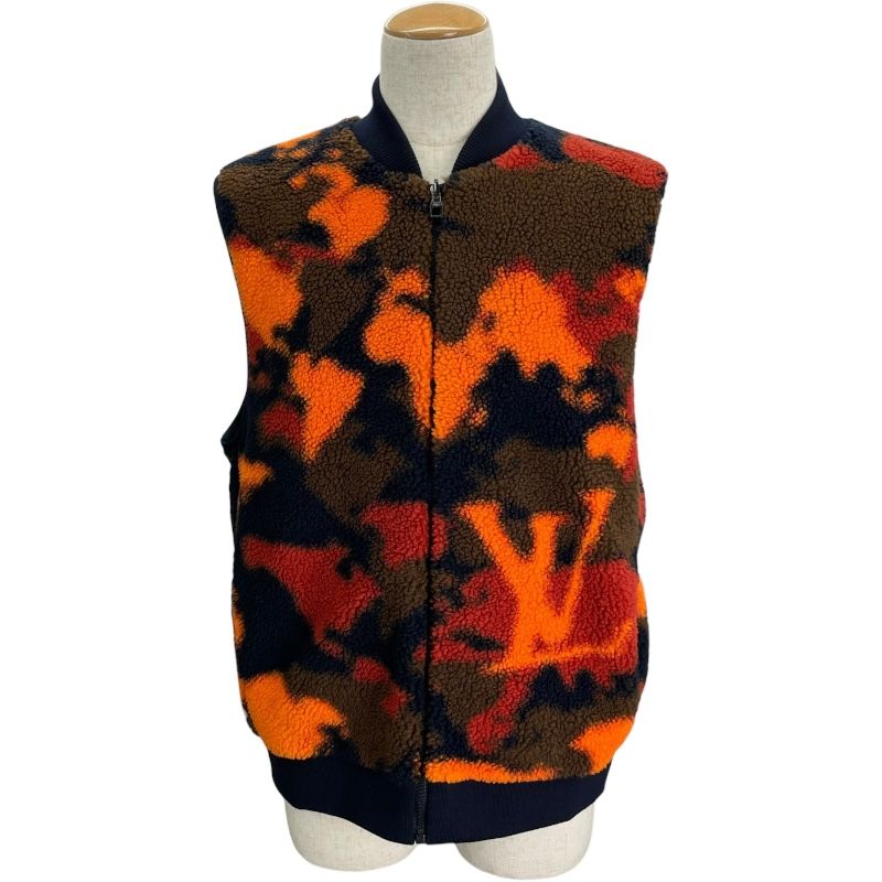 ルイ・ヴィトン LOUIS VUITTON リバーシブルベスト HQY21W ネイビー