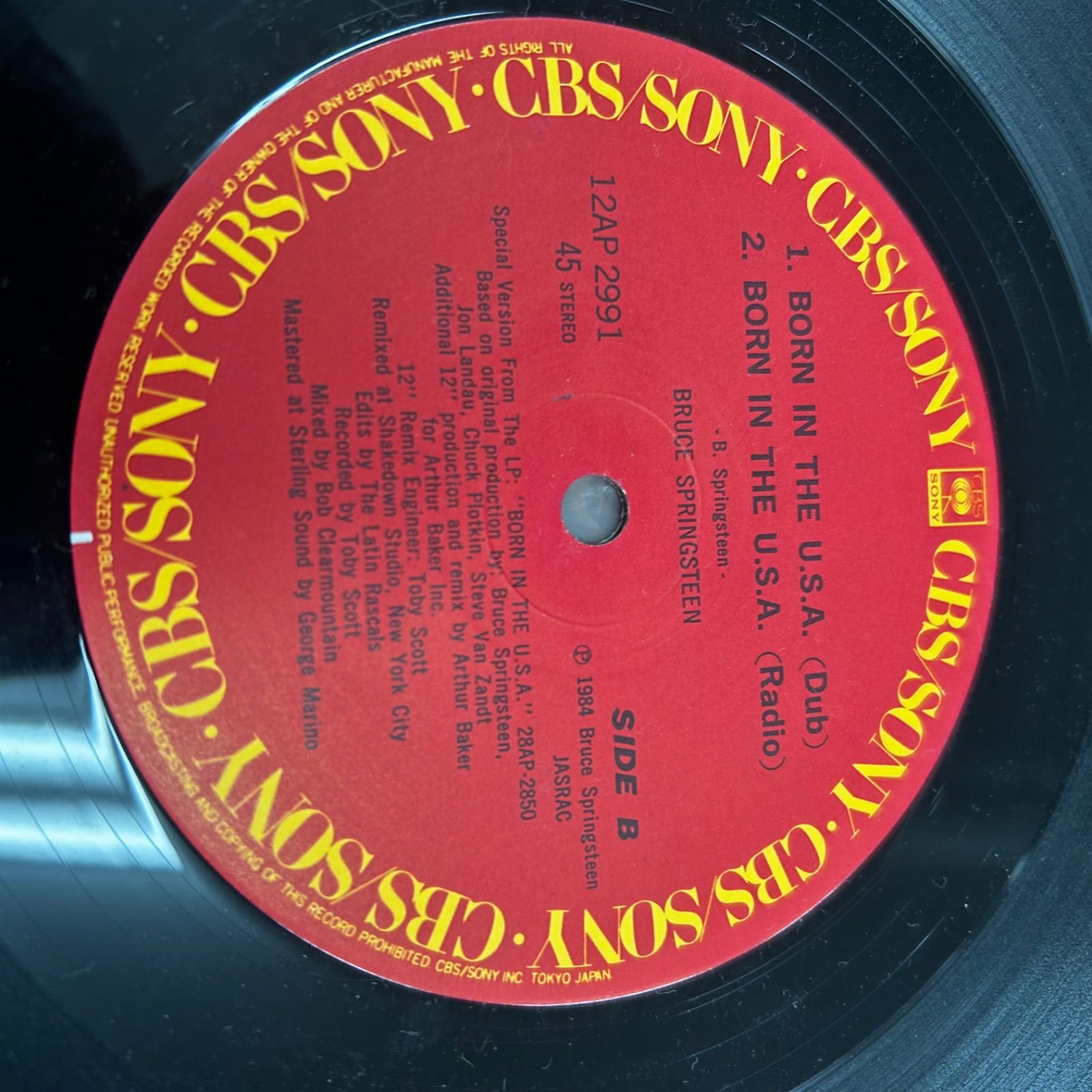 ブルース・スプリングスティーン LPレコード 2枚セット 明日なき暴走