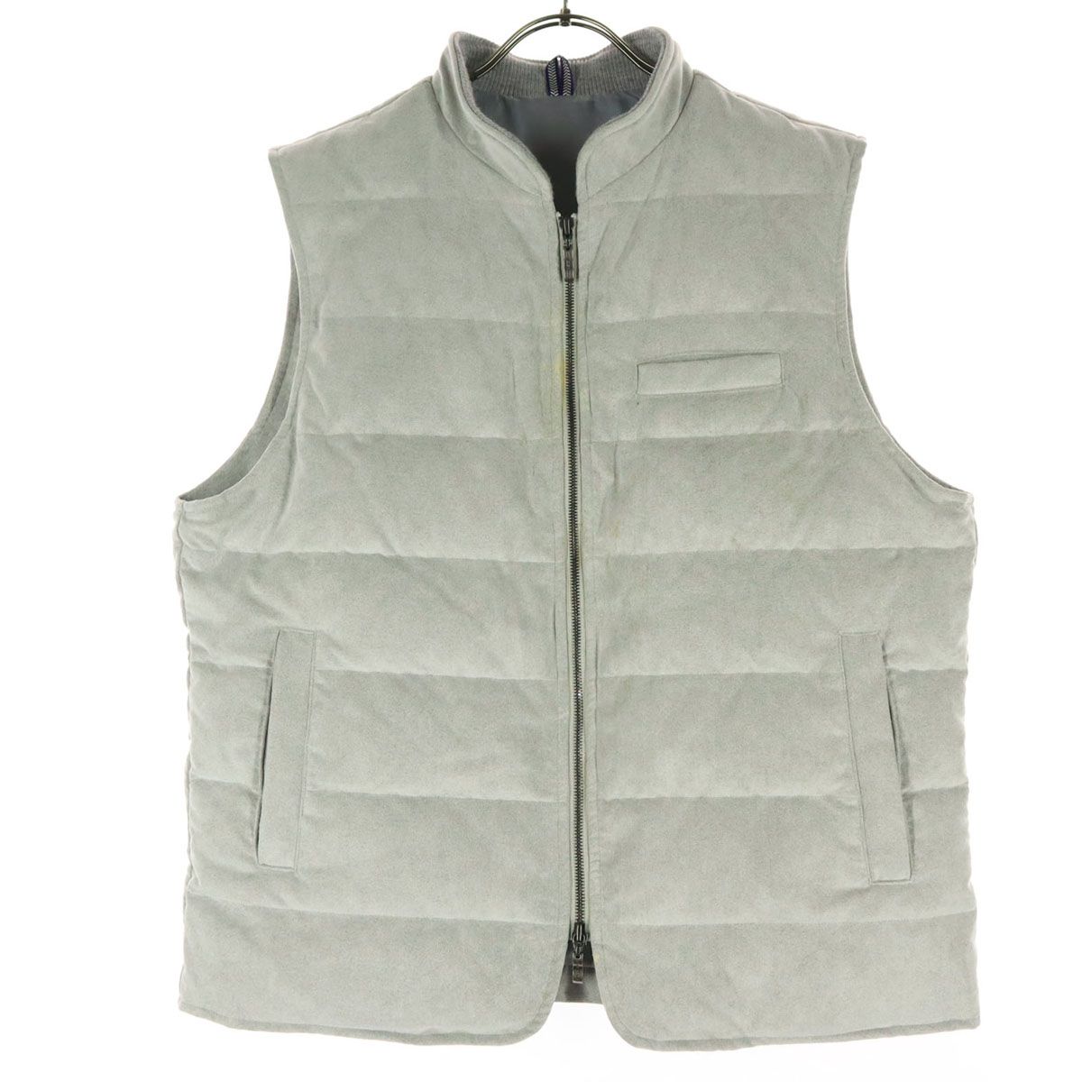 mila schon ミラショーン 日本製 ノースリーブ フェイクレザー ダウン