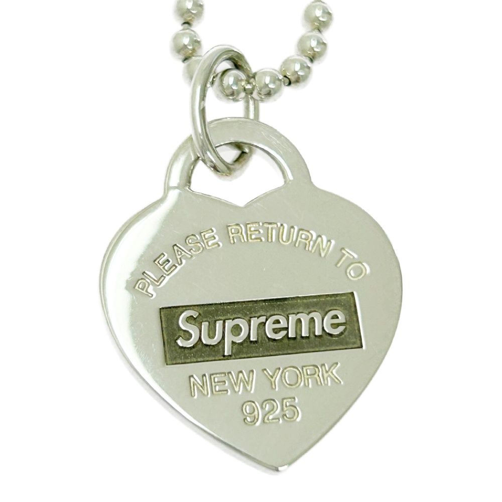 中古】TIFFANY&Co. ティファニー シルバー シュプリーム コラボ