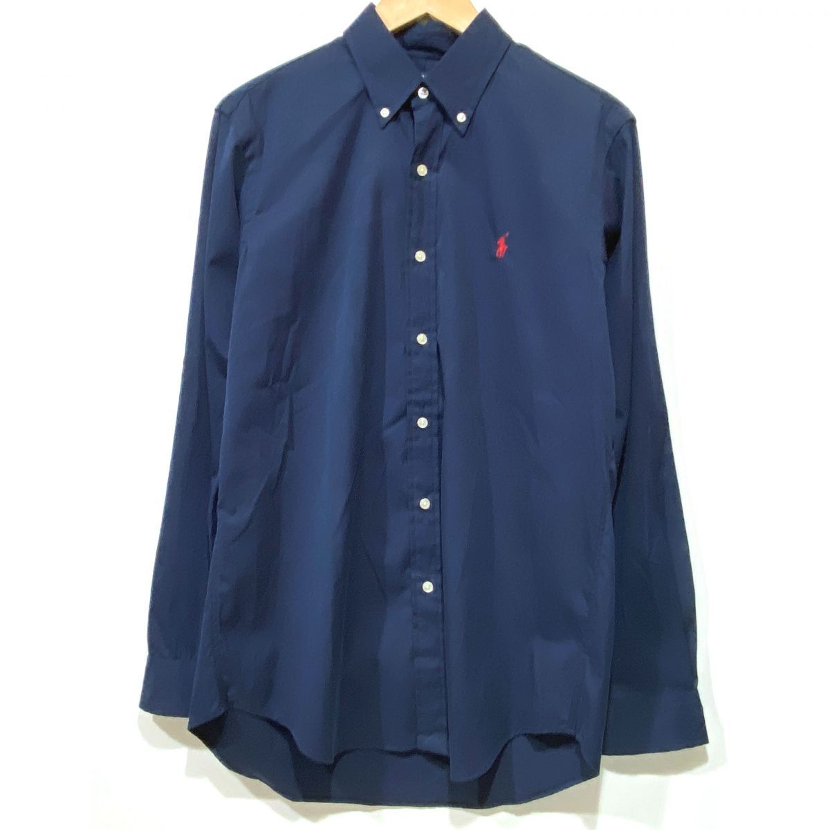 新品タグ付きPolo Ralph Lauren ネイビー長袖シャツ サイズ2 POLO RALPH LAUREN（ポロ・ラルフローレン） ラルフローレン メンズ