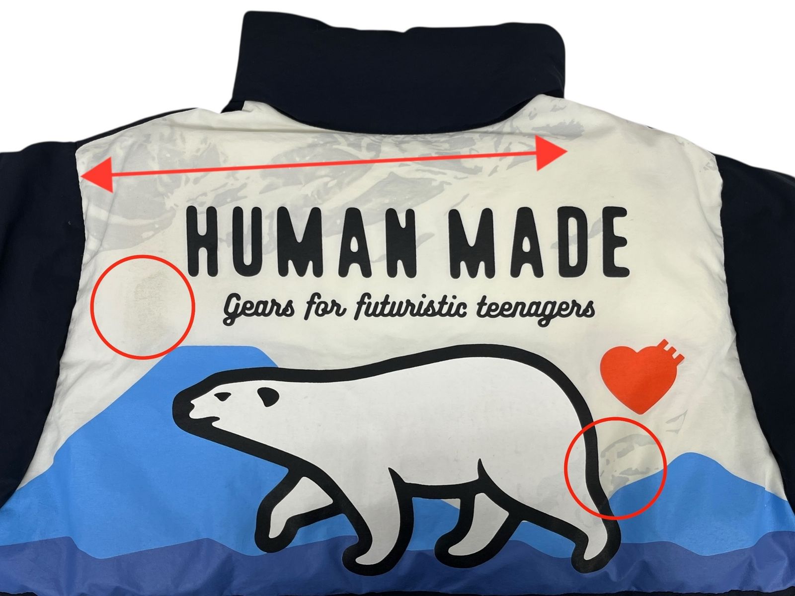 HUMAN MADE (ヒューマンメイド) 22AW Down Jacket ベア ダウン