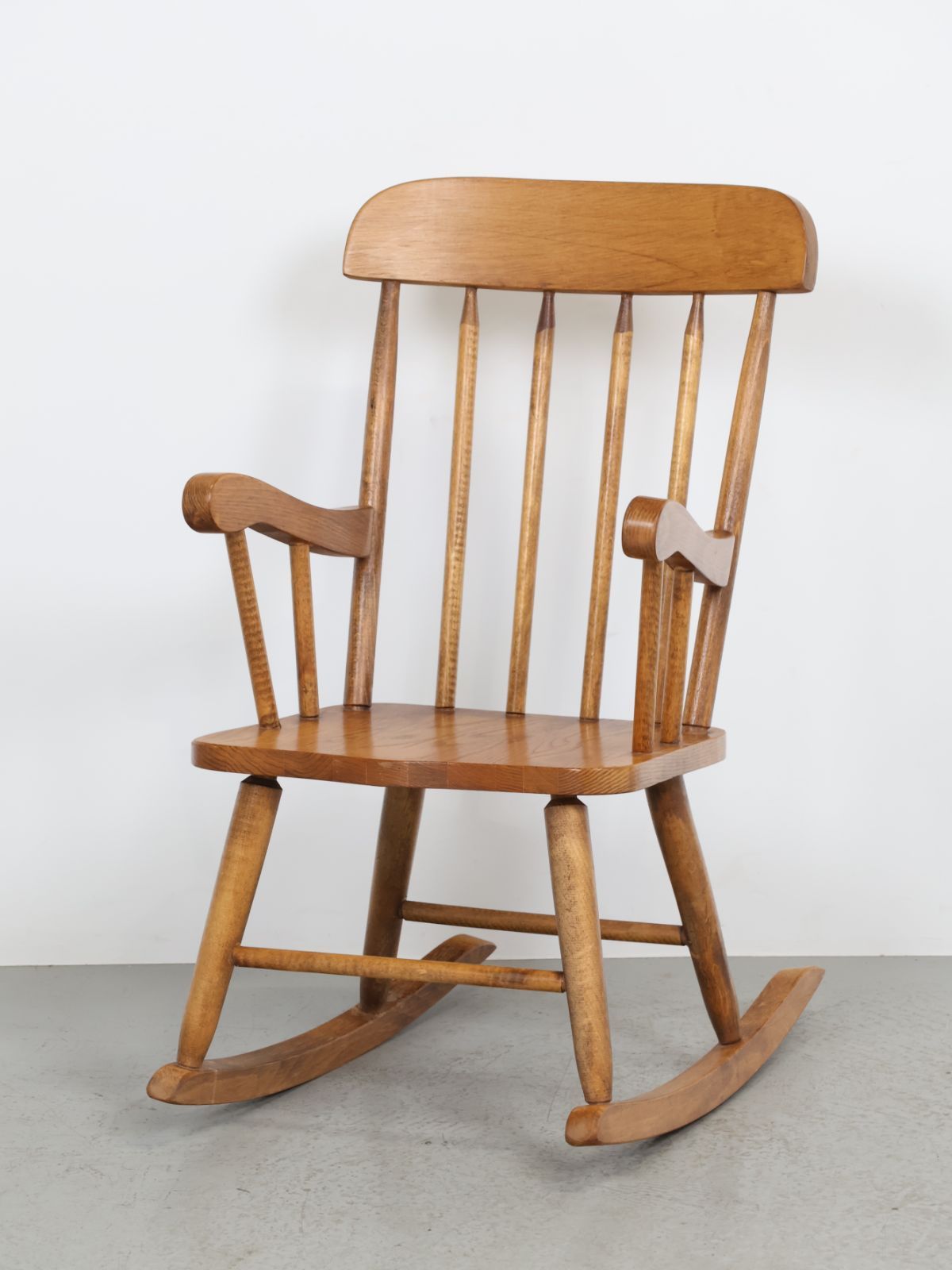 ヴィンテージ ウッド ウィンザー チャイルド ロッキングチェア イス