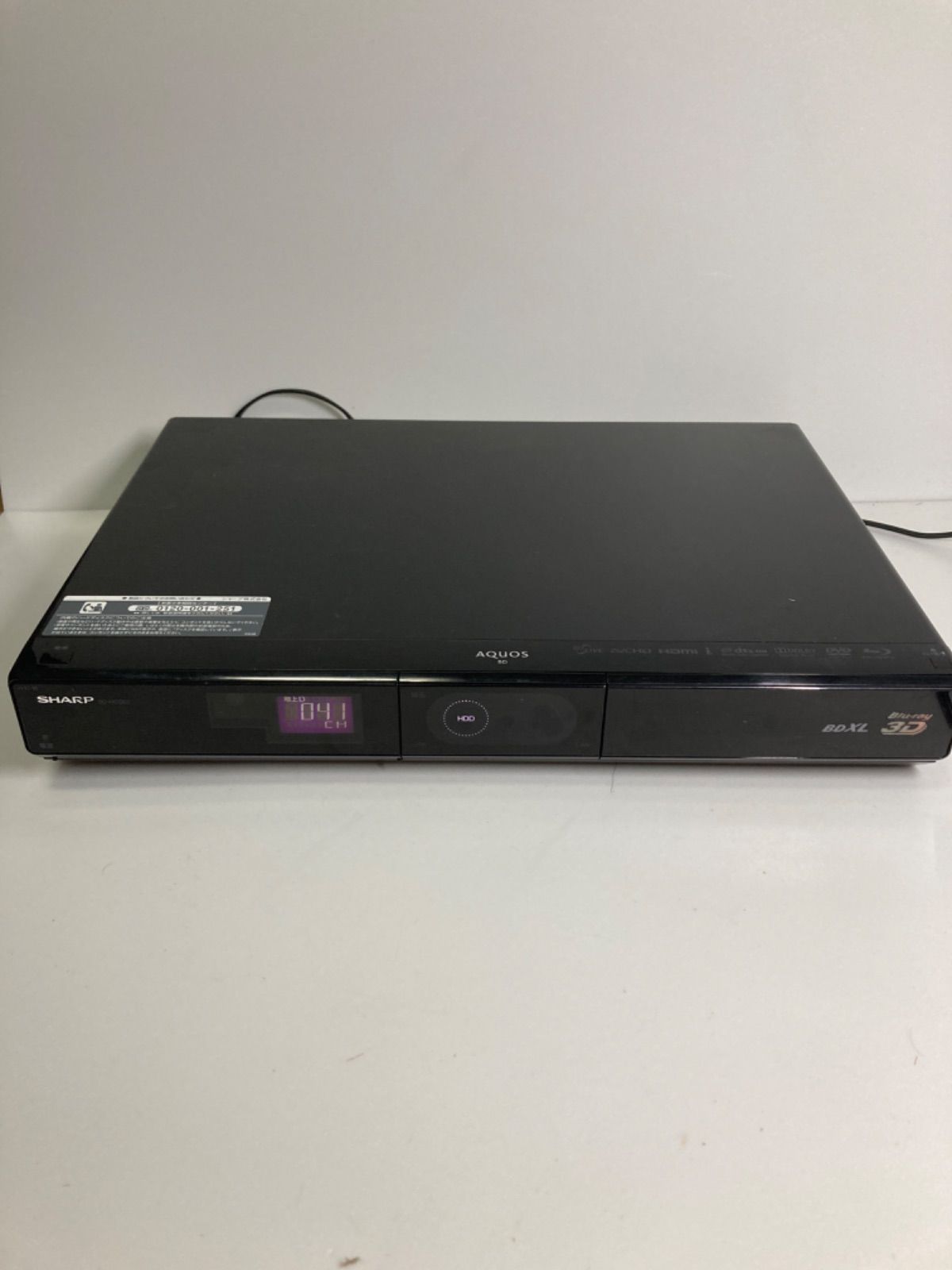 動作未確認 SHARP AQUOS ブルーレイレコーダーBD-HDS63 - メルカリ