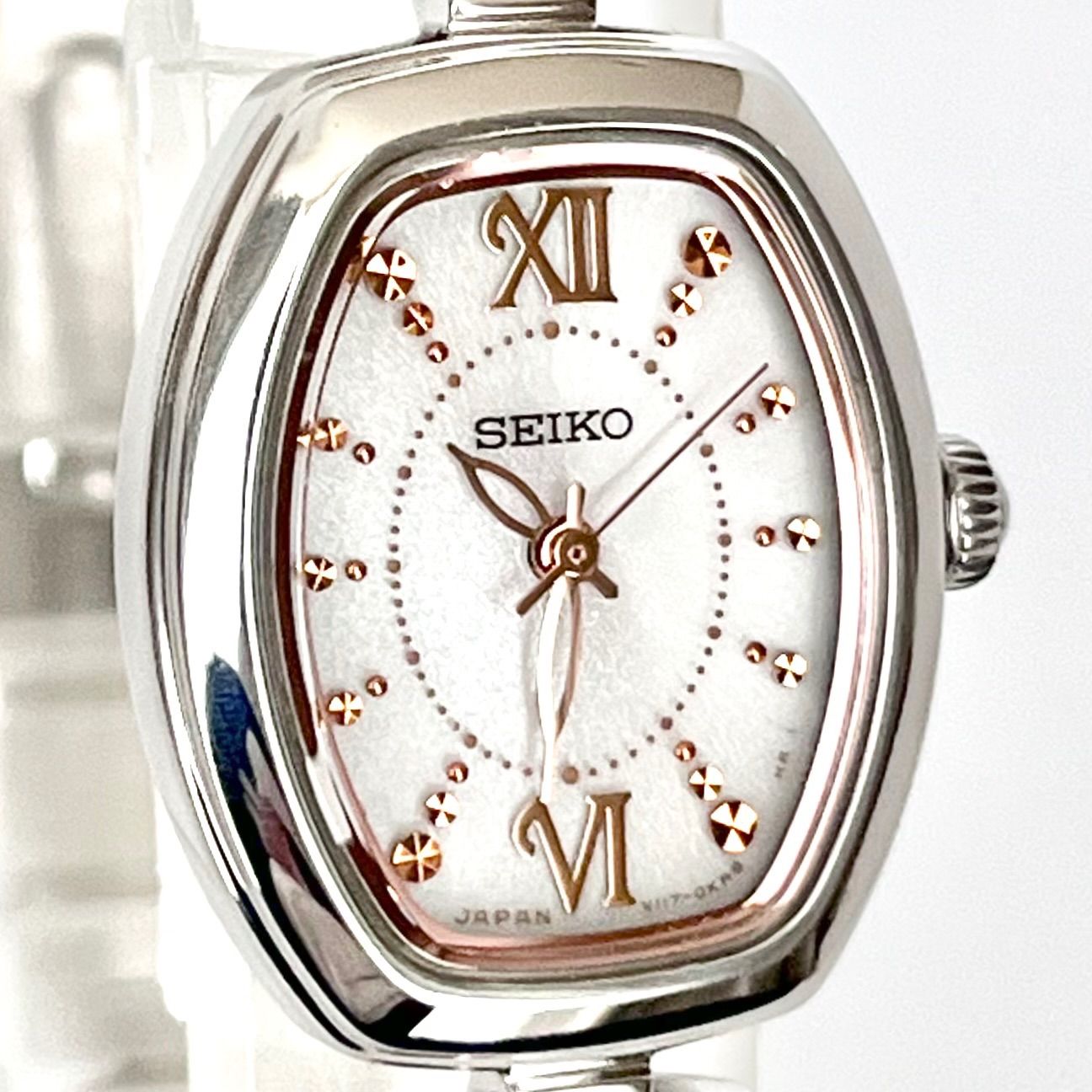 セイコー レディース 腕時計 稼働 ソーラー 磨き済み】SEIKO 美品