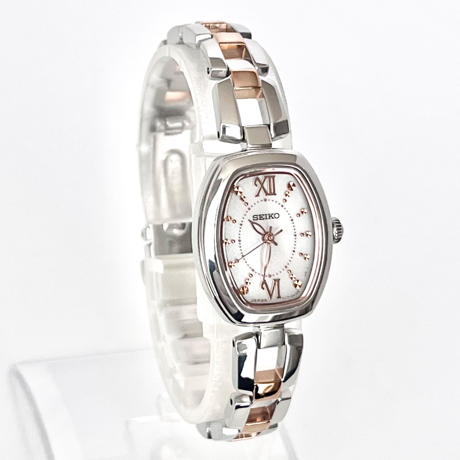 セイコー SEIKO レディース腕時計 稼働 電波ソーラー 磨き済み s2164