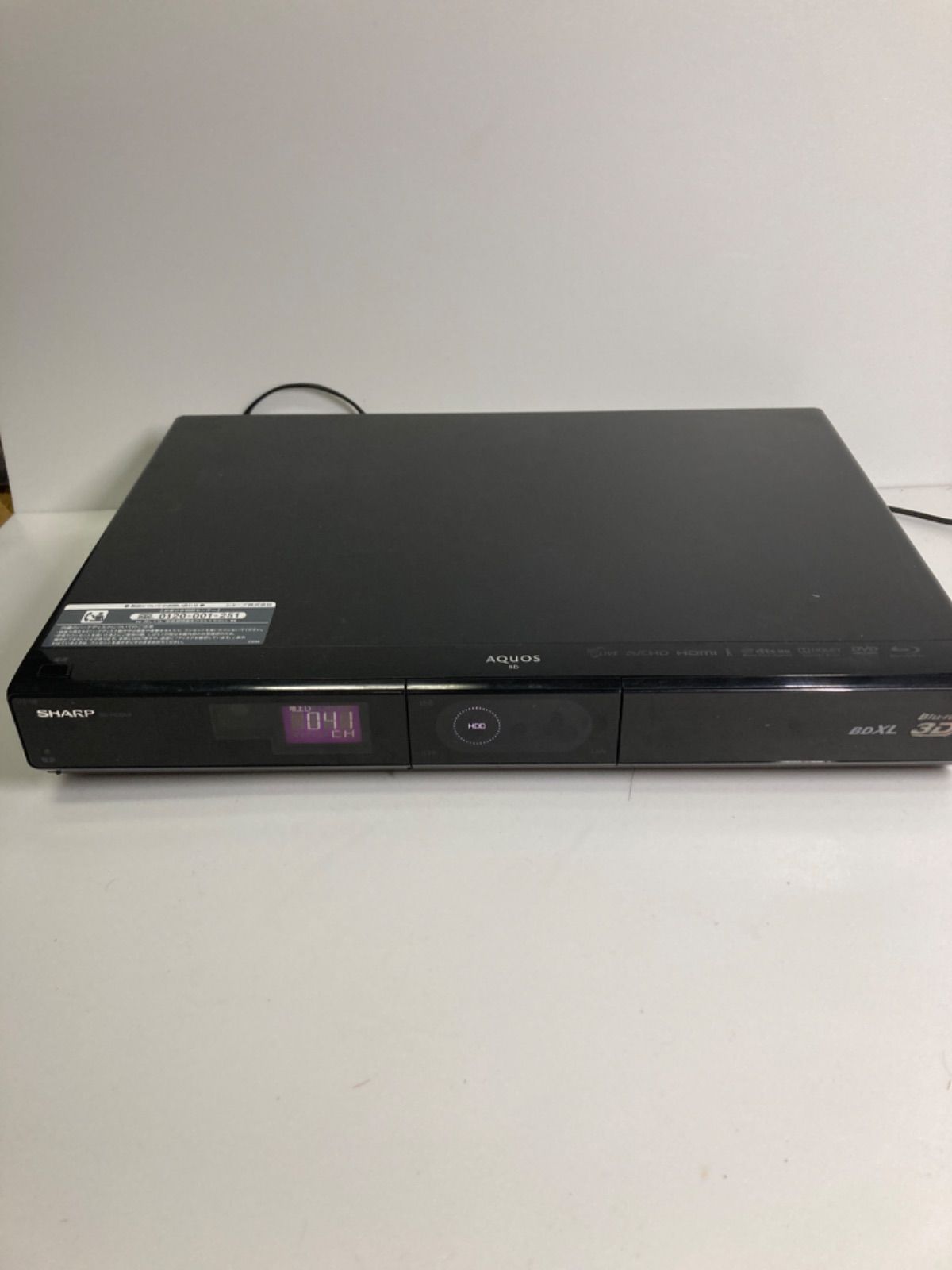動作未確認 SHARP AQUOS ブルーレイレコーダーBD-HDS63 - メルカリ