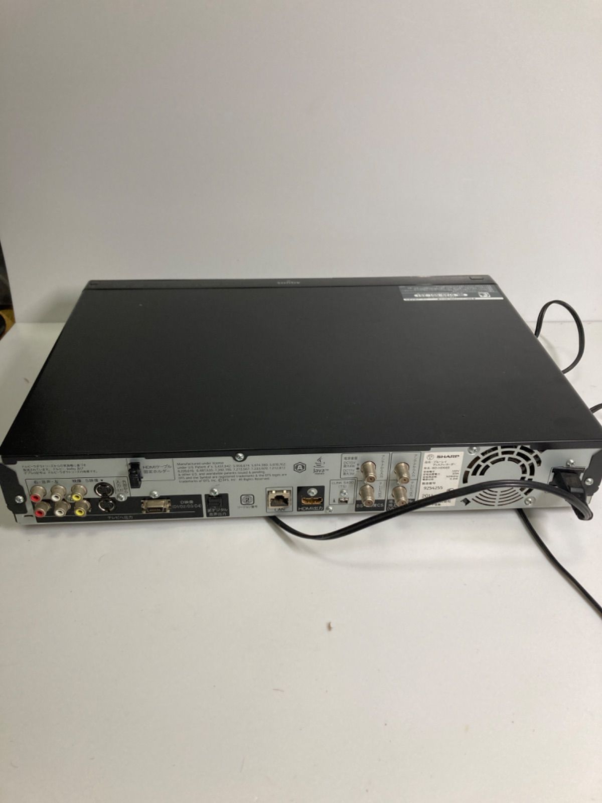 動作確認済）SHARP AQUOS HI-VISION RECORDER 素人がレコーダーの修理