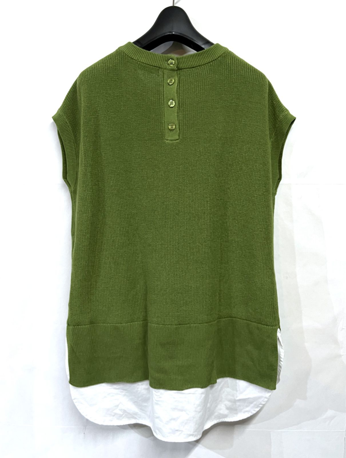 Aga｜アーガ レイヤードデザイン ニット プルオーバー YAMADAYA