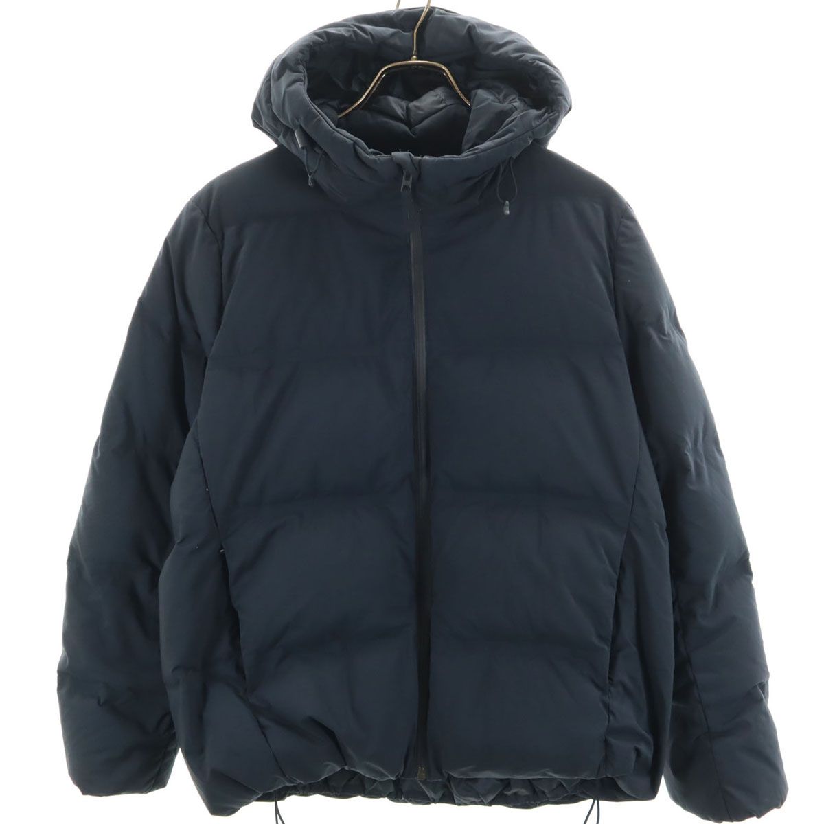 UNIQLO ユニクロ シームレス ダウンパーカー L ネイビー レディース 