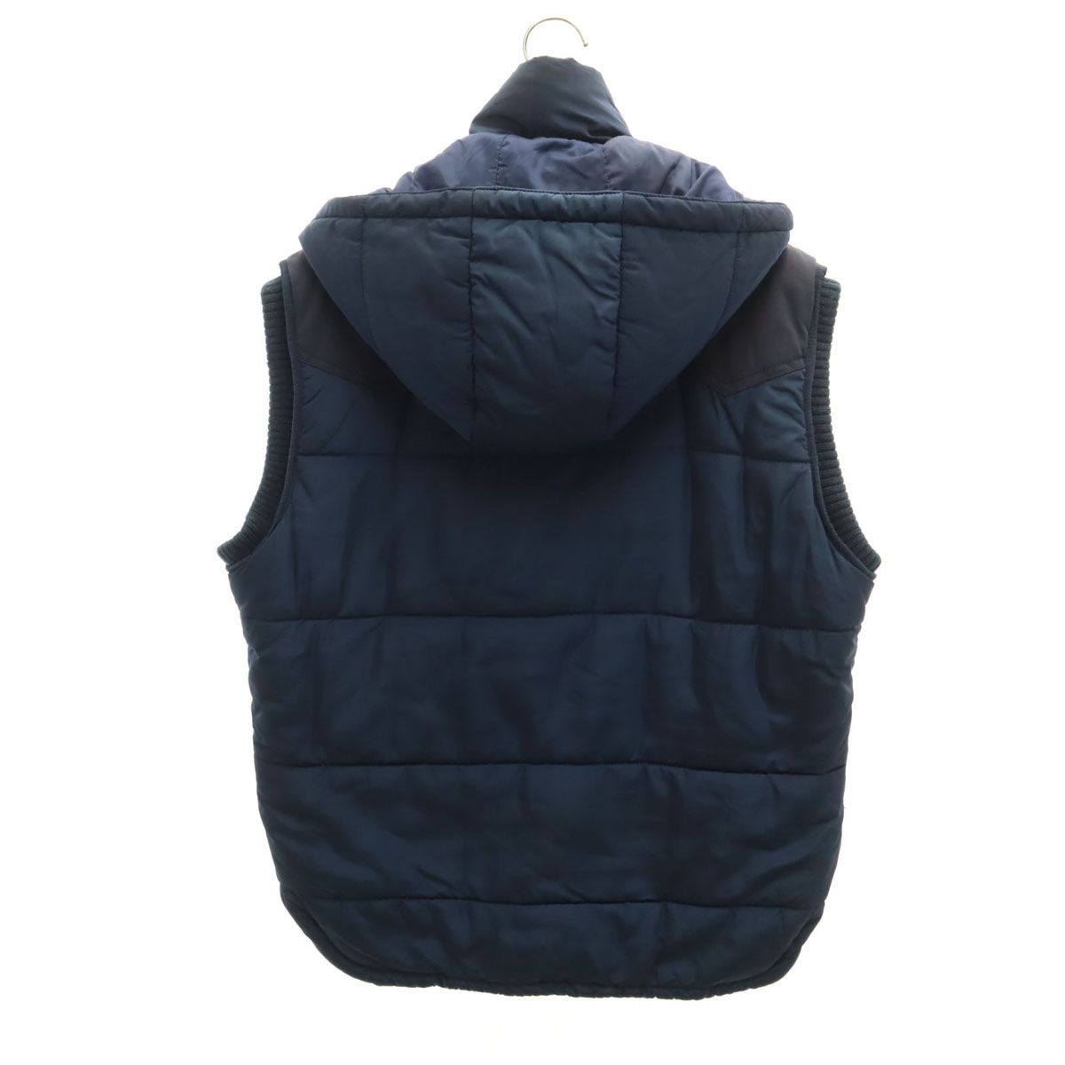 DIESEL メンズ ダウン ネイビー×ピンク DIESEL（ダウンベスト）の
