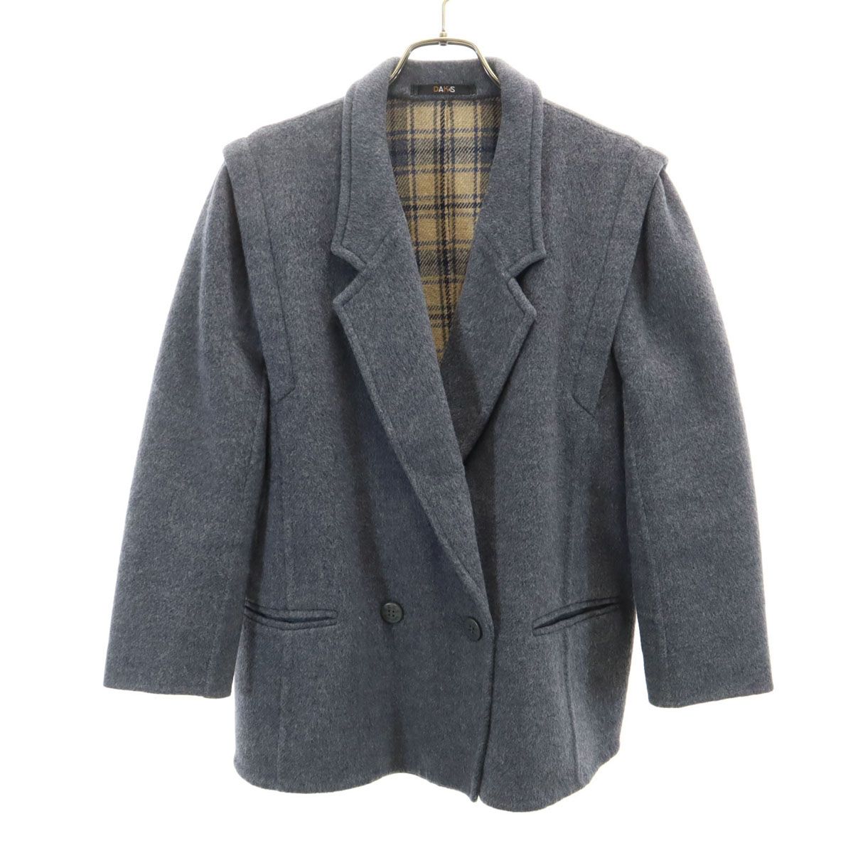 DAKS ダックス ウールブレンド テーラードジャケット 9AB2 グレー 