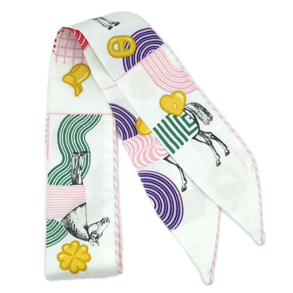 栄】エルメス Garde Robe Pop ガルド ローブ ポップ ツイリー スカーフ