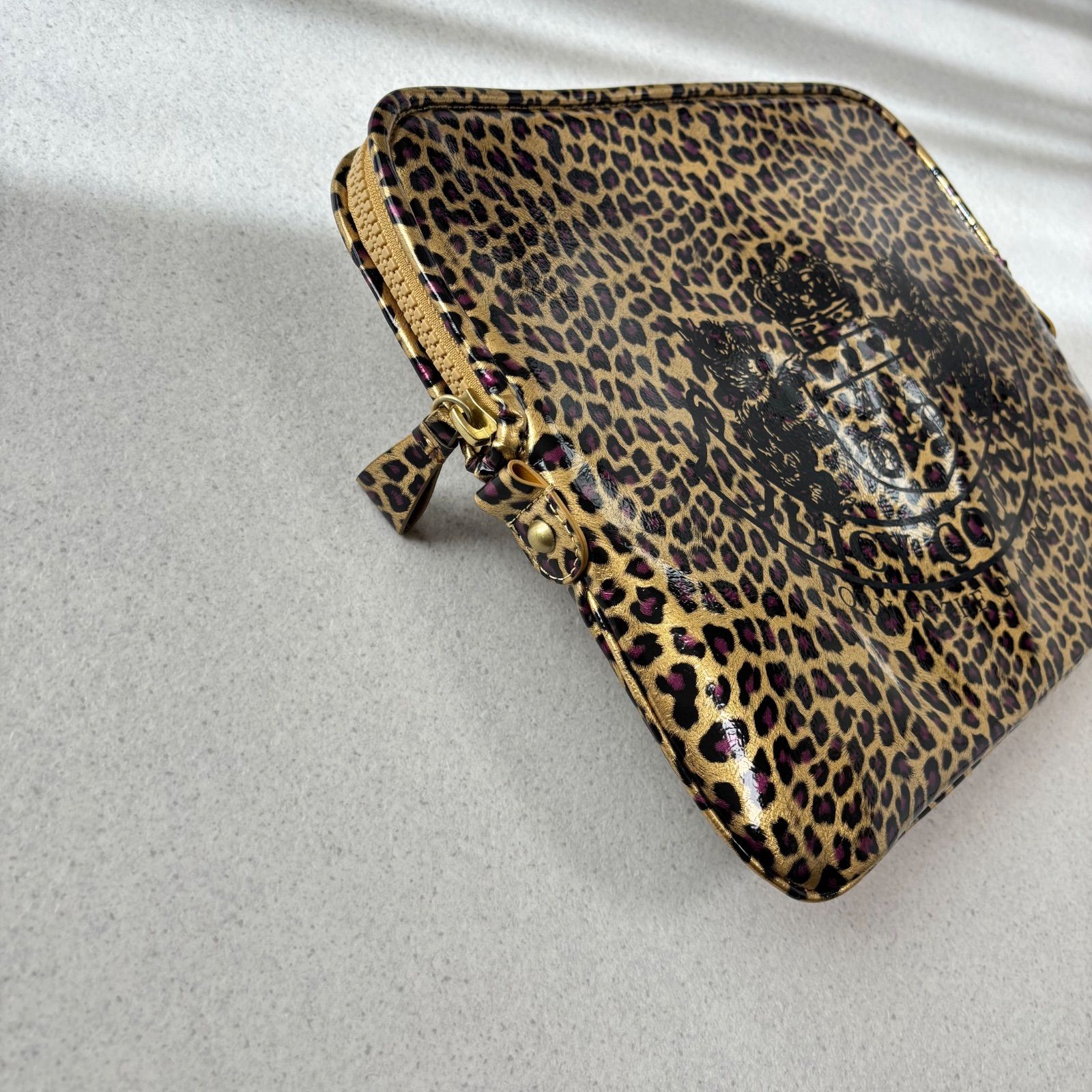 JUICY COUTURE TAN ANIMAL LEOPARD LAPTOP CASE ジューシークチュール 