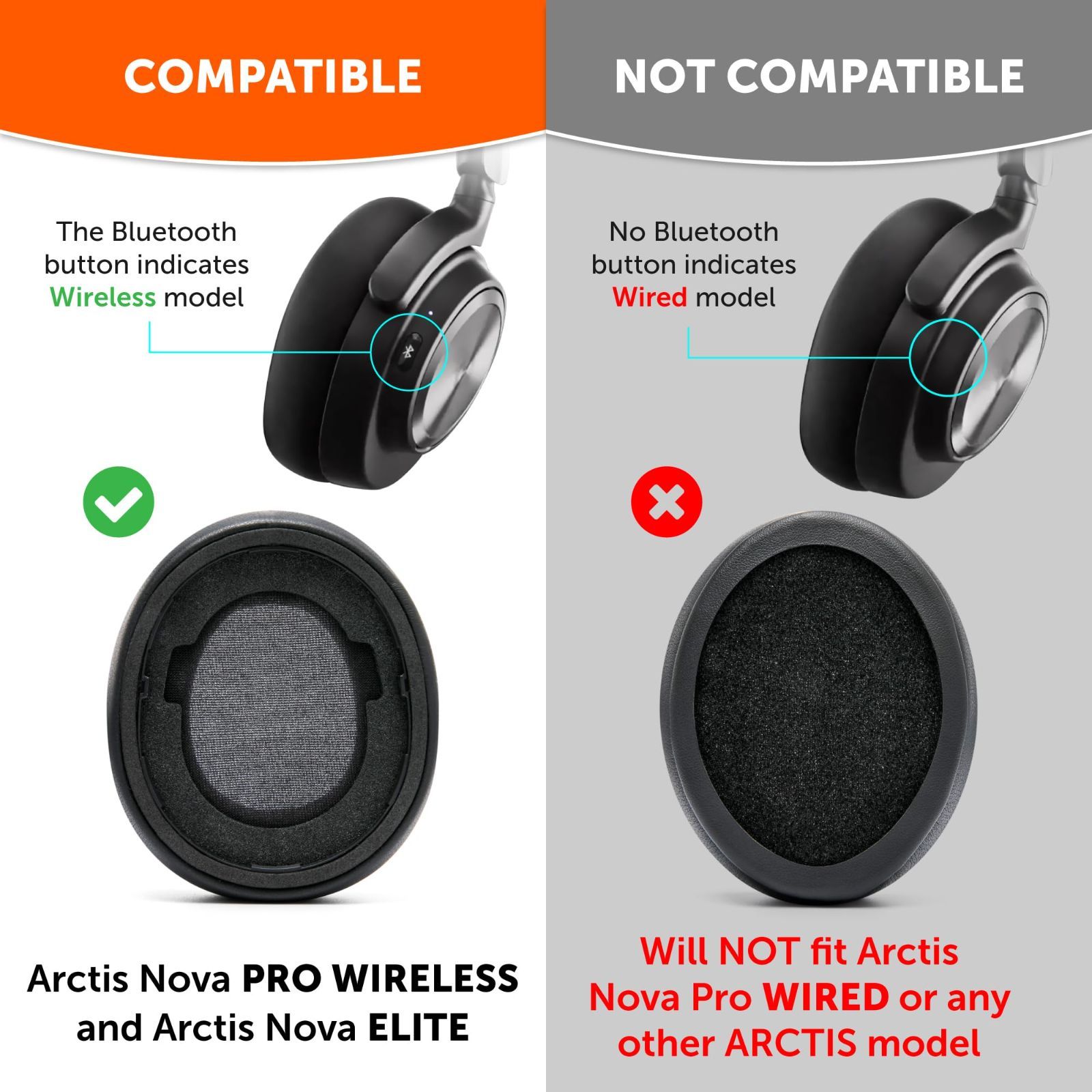 WC FreeZe Nova Pro Wireless - Wicked Cushions による Steelseries
