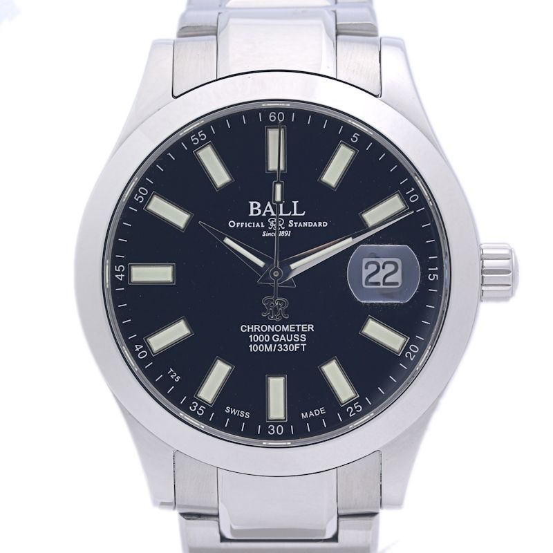  BALLWATCH ボールウォッチ エンジニア3 マーベライト NM9026C S6CJ BK 磨き済 腕時計 メンズ ステンレススチール 40242 セレモニー 自動巻き時計 腕時計(アナログ)