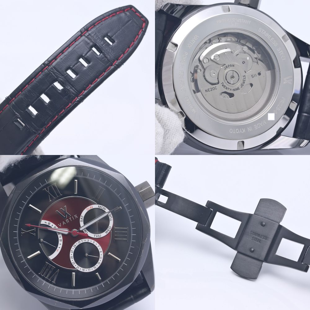 ステンレススチールx牛革