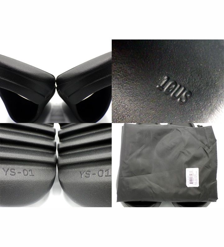 イージー Yeezy 【 YS-01 slide 】 スライド ブラック サンダル f29423