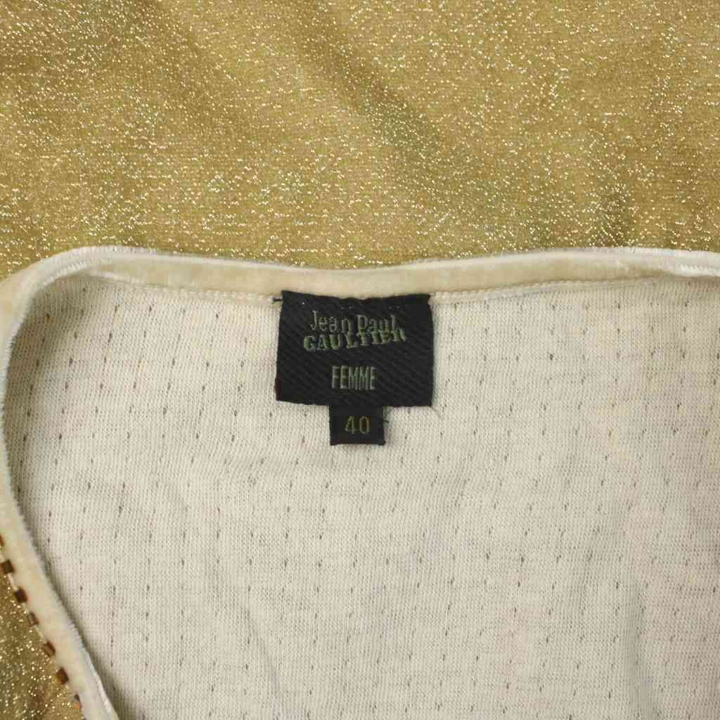 ジャンポールゴルチェファム Jean Paul GAULTIER FEMME ラメ コットン
