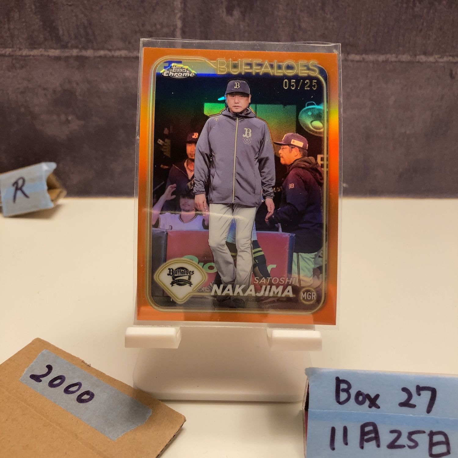 2024 Topps Chrome Nippon Pro 中嶋聡 Satoshi Nakajima 05/25