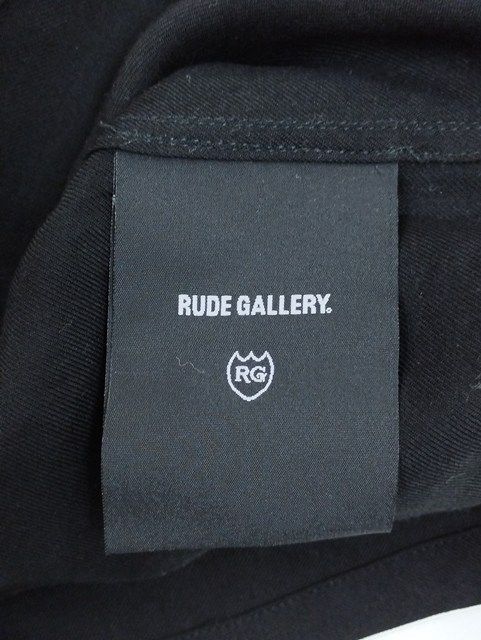 J189 [人気] RUDE GALLERY ルードギャラリー シャツ 3 ブラック