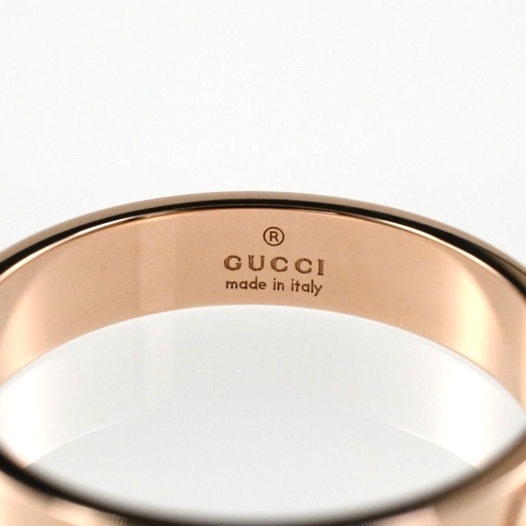GUCCI グッチ アイコンリング K18PG ピンクゴールド SIZE:17号 Au750