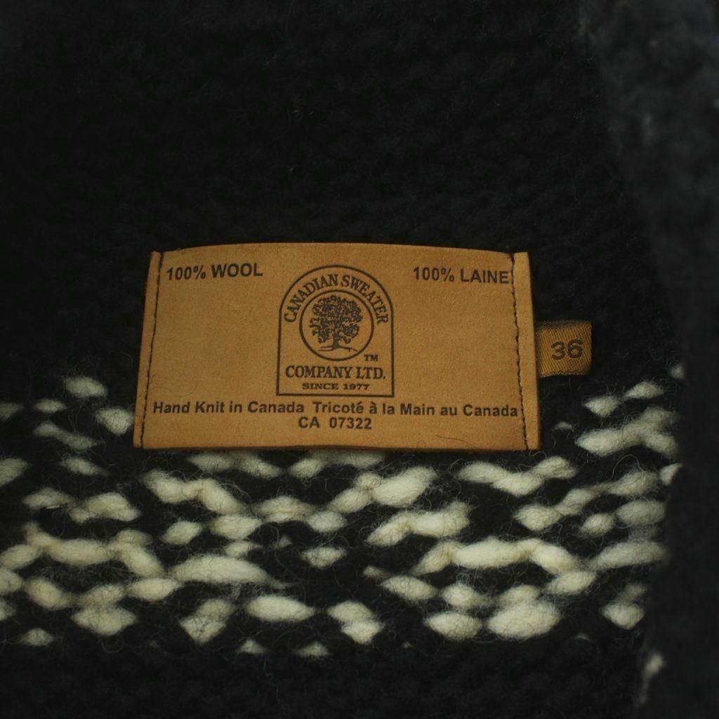 カナディアン セーター CANADIAN SWEATER カウチンベスト ジップアップ